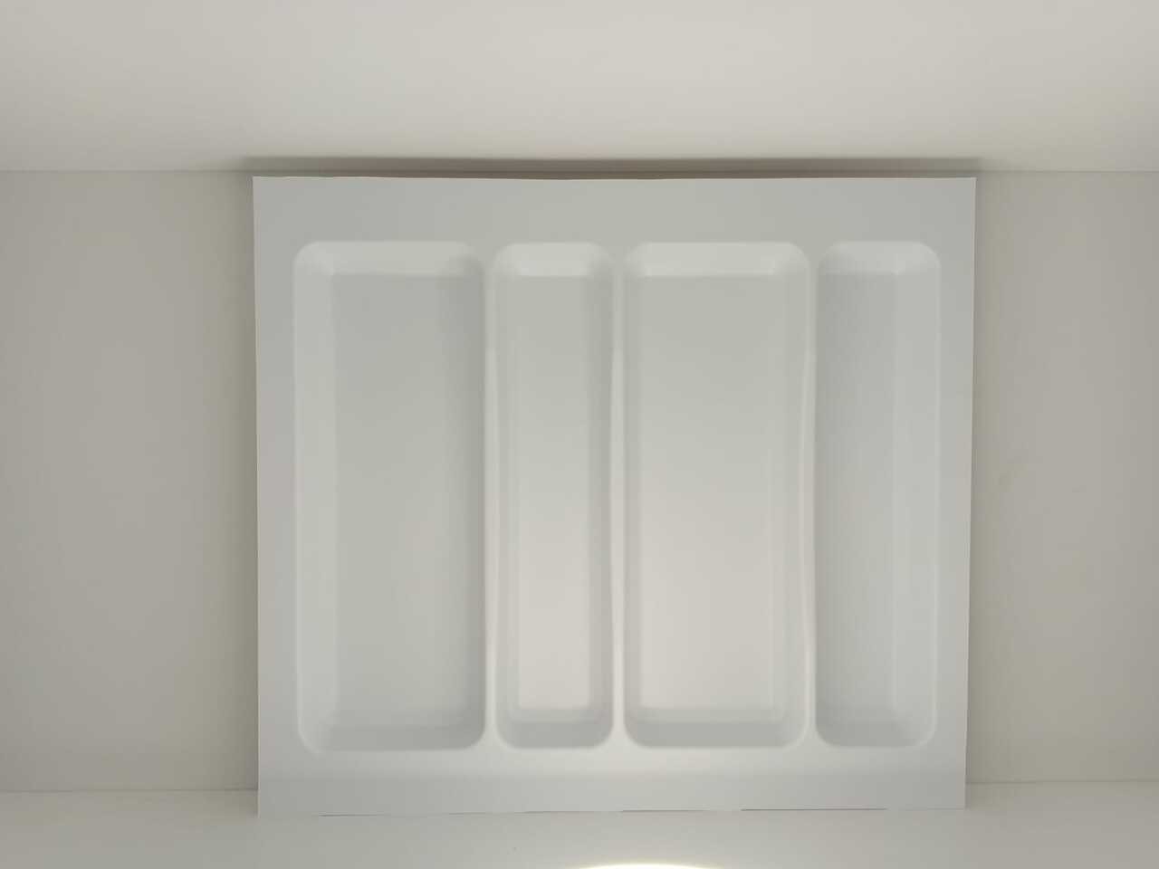 55X49 Beyaz Çekmece Içi Düzenleyici Antibakteriyel Kepçelik - 50x40 cm'e kadar kesilebilir