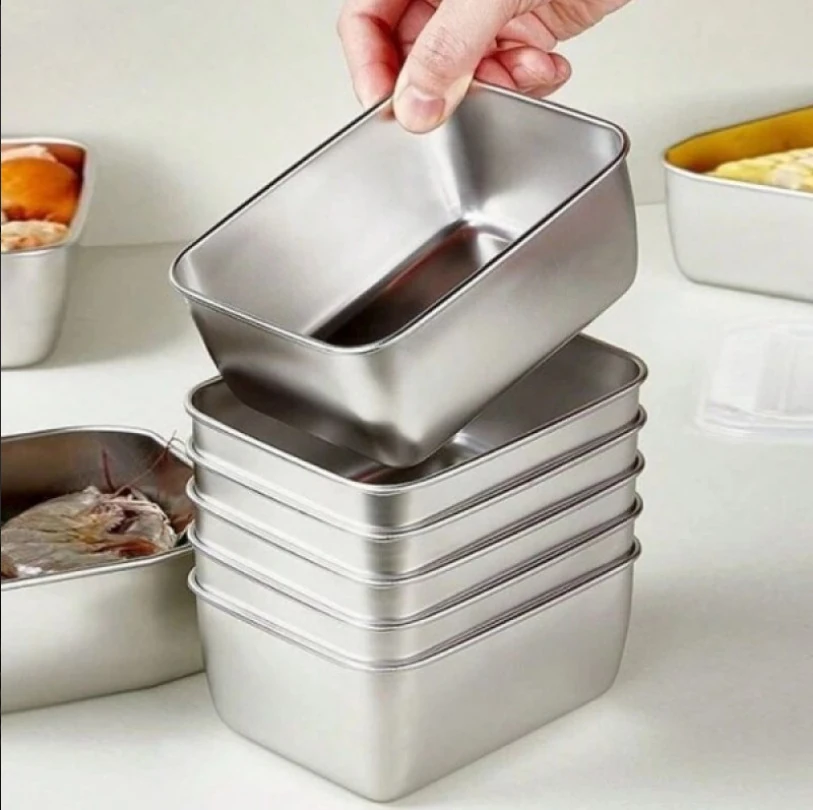 Kotetsu 6 Adet 500 ML  Paslanmaz Saklama Kabı 