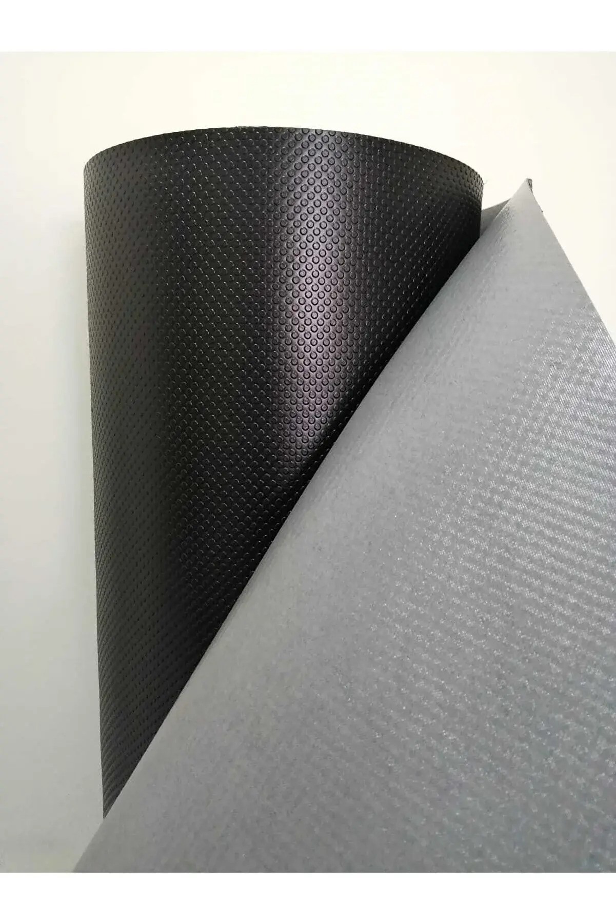 36 Cm X 5 Metre Siyah Kabartma Nokta Desenli Çekmece Içi Kaydırmaz Halı , Çekmece Halısı, raf örtüsü