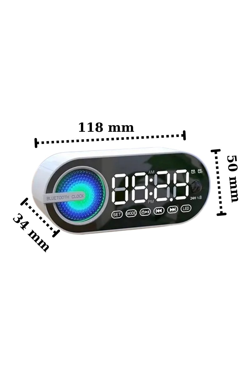 Zeit G30 Saat & Alarm Radyo Özellikli LED Ekranlı Bluetooth Hoparlör