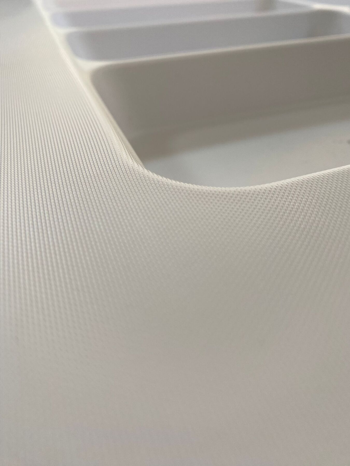 55X49 Beyaz Çekmece Içi Düzenleyici Antibakteriyel Kepçelik - 50x40 cm'e kadar kesilebilir