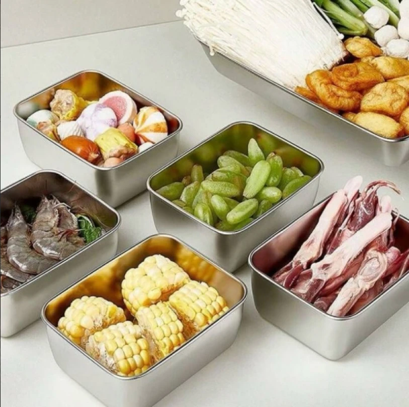 Kotetsu 6 Adet 500 ML  Paslanmaz Saklama Kabı 