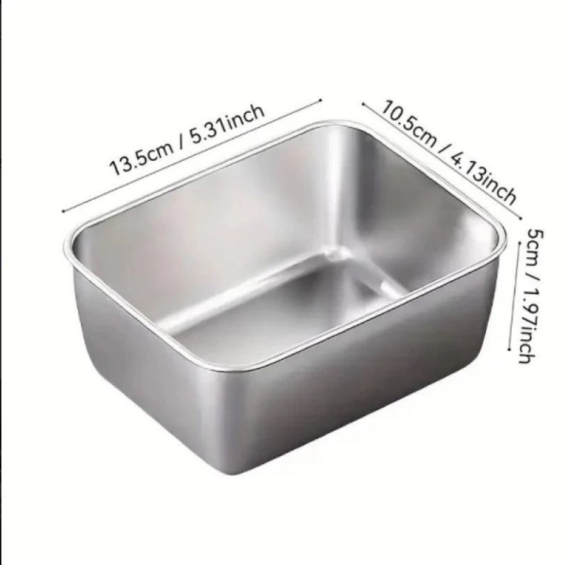 Kotetsu 6 Adet 500 ML  Paslanmaz Saklama Kabı 