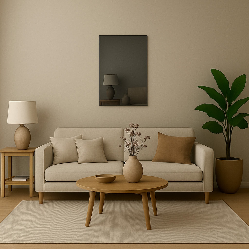Akari Modern Füme Renk Ayna 35x60 – Bizoteli Çerçevesiz Dekoratif Model