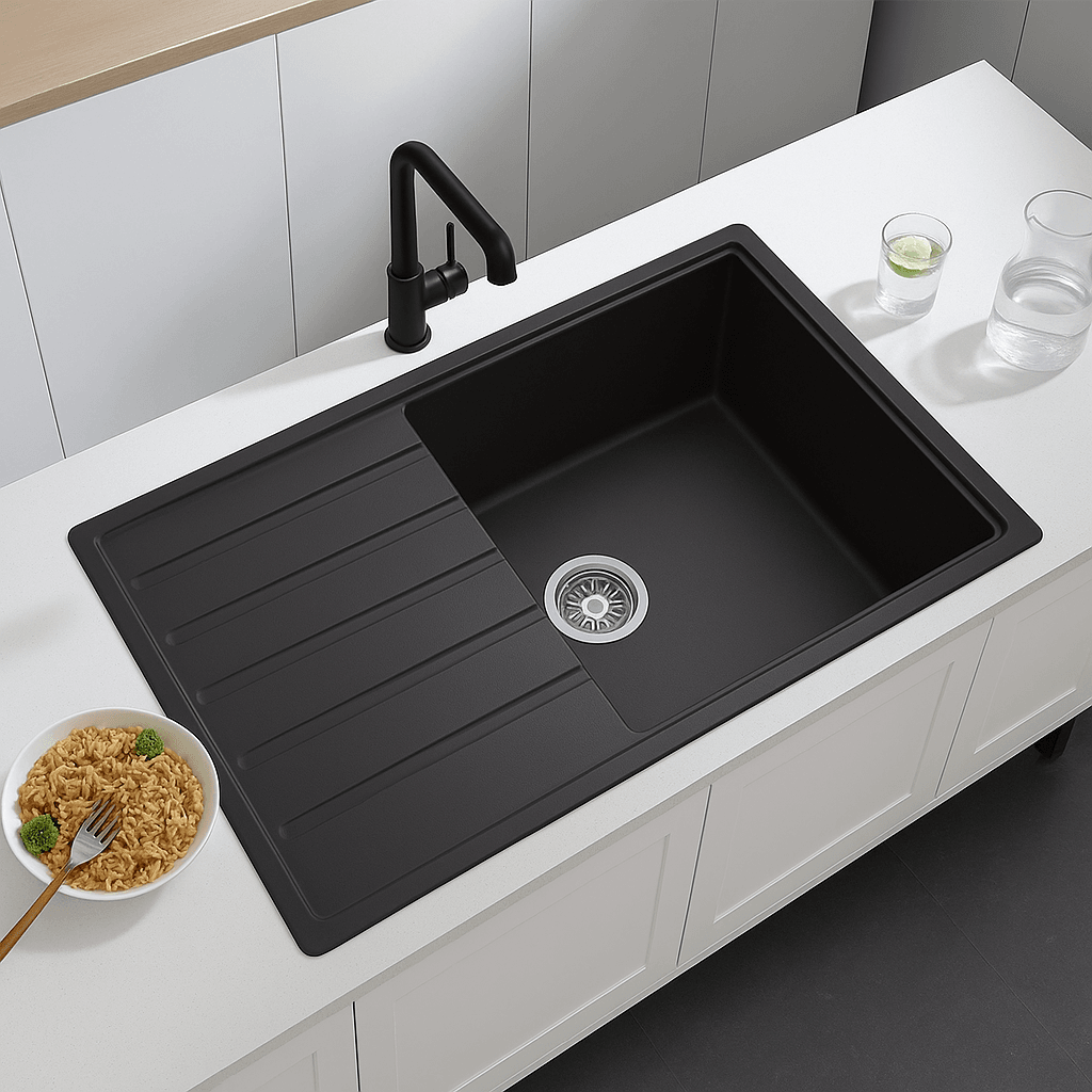 Granit Evye GIFU Series Black 86x50 (SİYAH) 