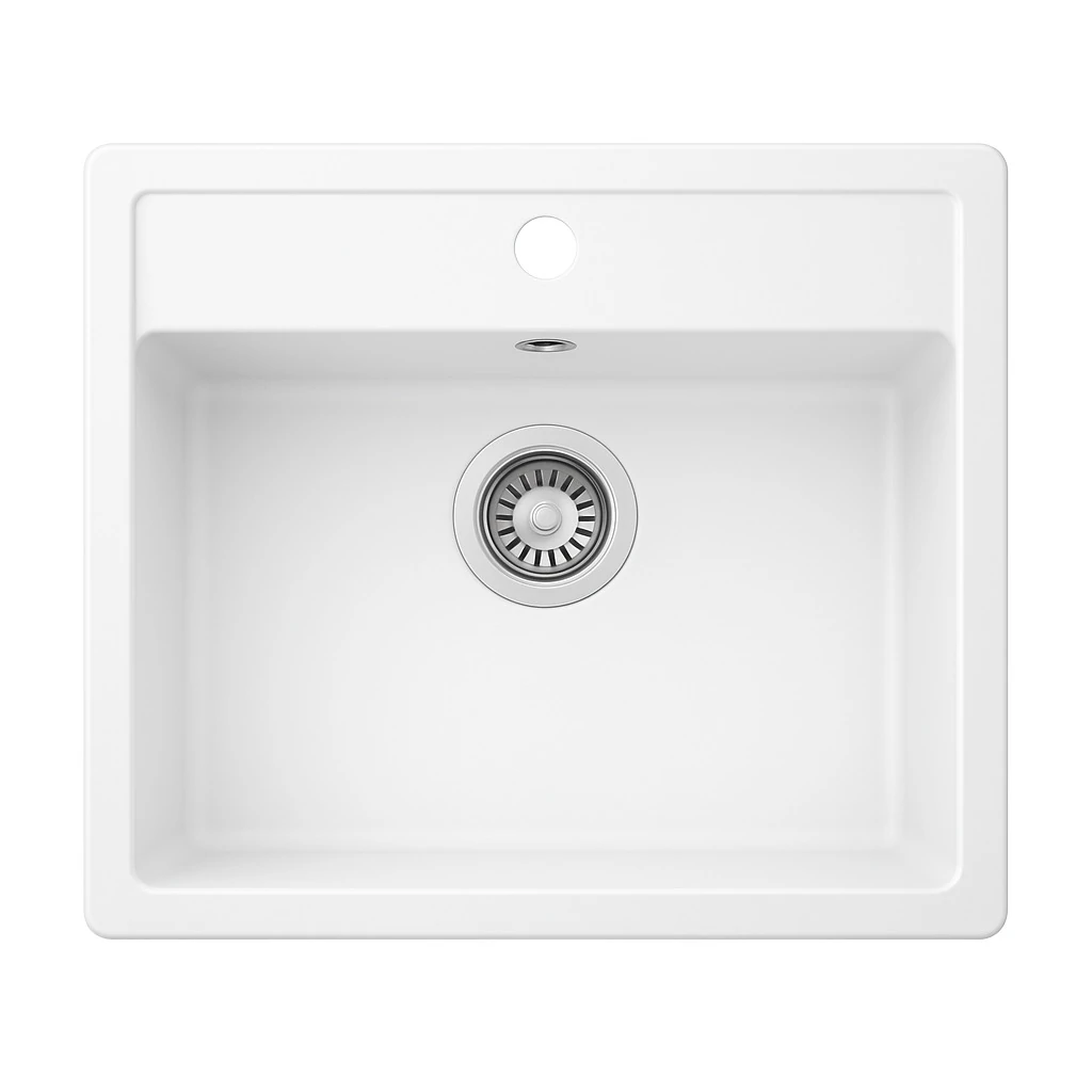 Granit Evye KOMORI Series White 58,5x49,5 (BEYAZ) 