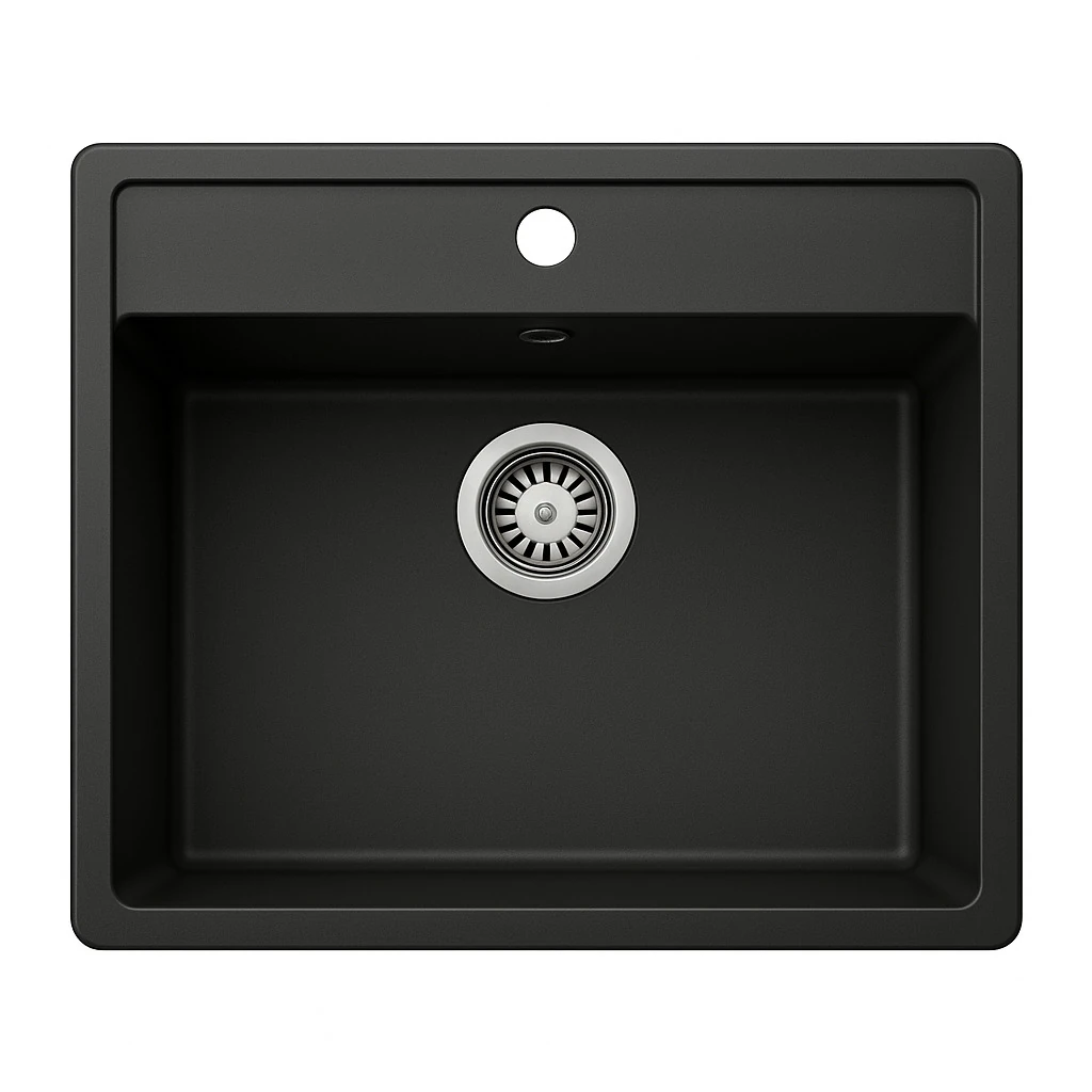 Granit Evye KOMORI Series Black 58,5x49,5 (SİYAH) 