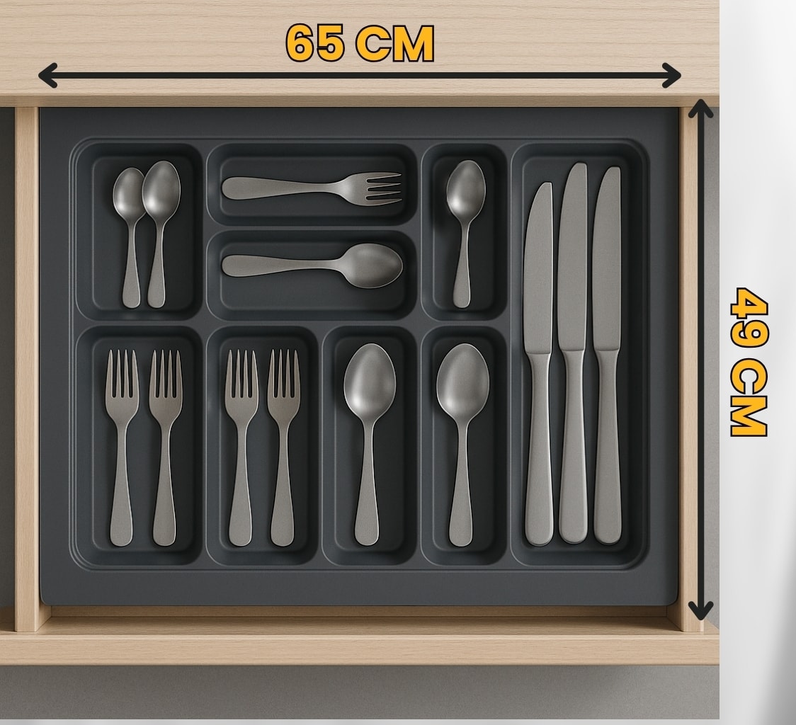 65x49 Kaşıklık ve Kepçelik 2'li Set (Ücretsiz Kesim)