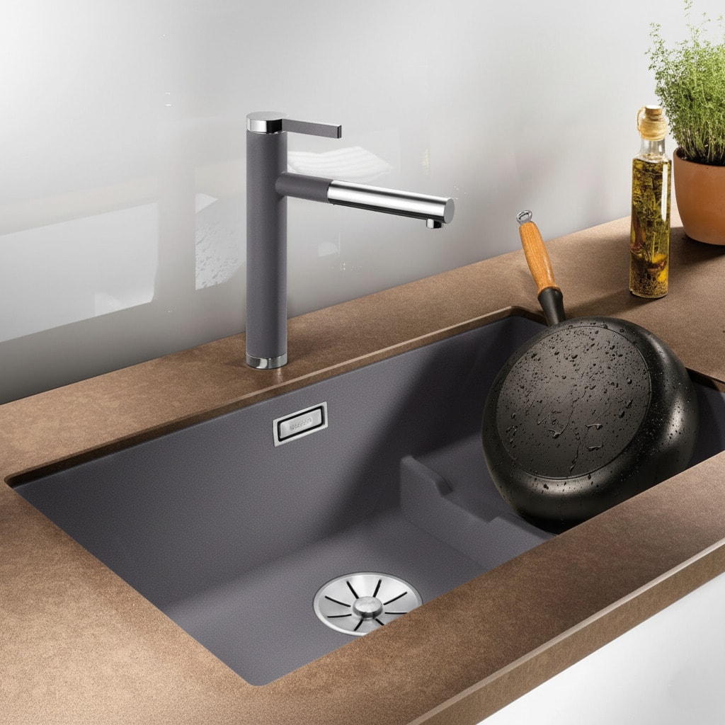 Granit Evye SAKAI Series Anthracite 73x46 (ANTRASİT)