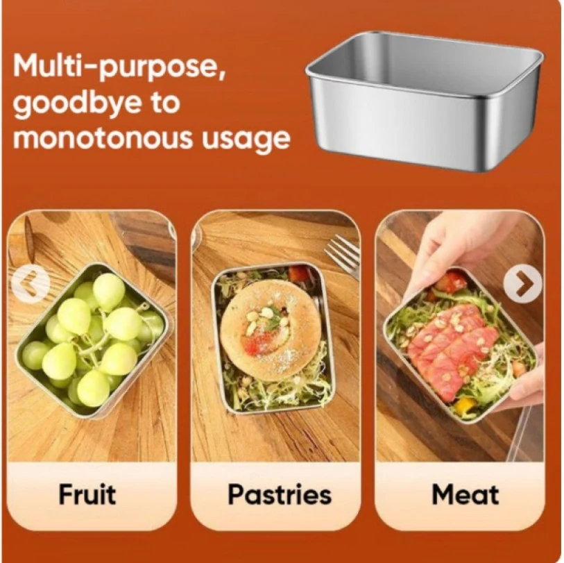 Kotetsu 6 Adet 500 ML  Paslanmaz Saklama Kabı 