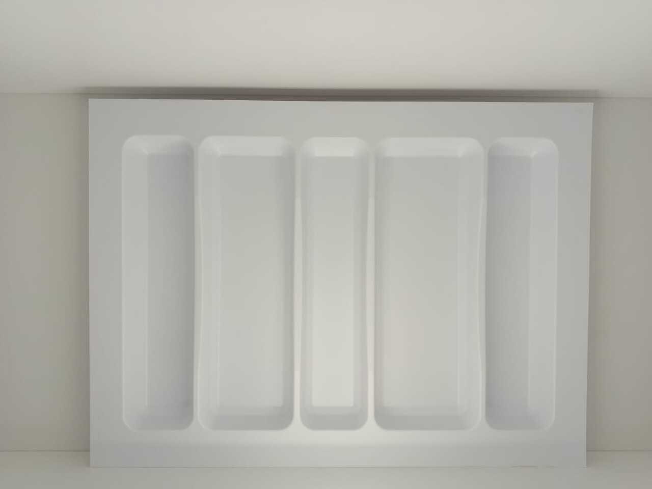 65x49 Cm. Beyaz Kaşıklık Ve Kepçelik 2'li Set (59X41 CM'E KADAR KESİLEBİLİR)