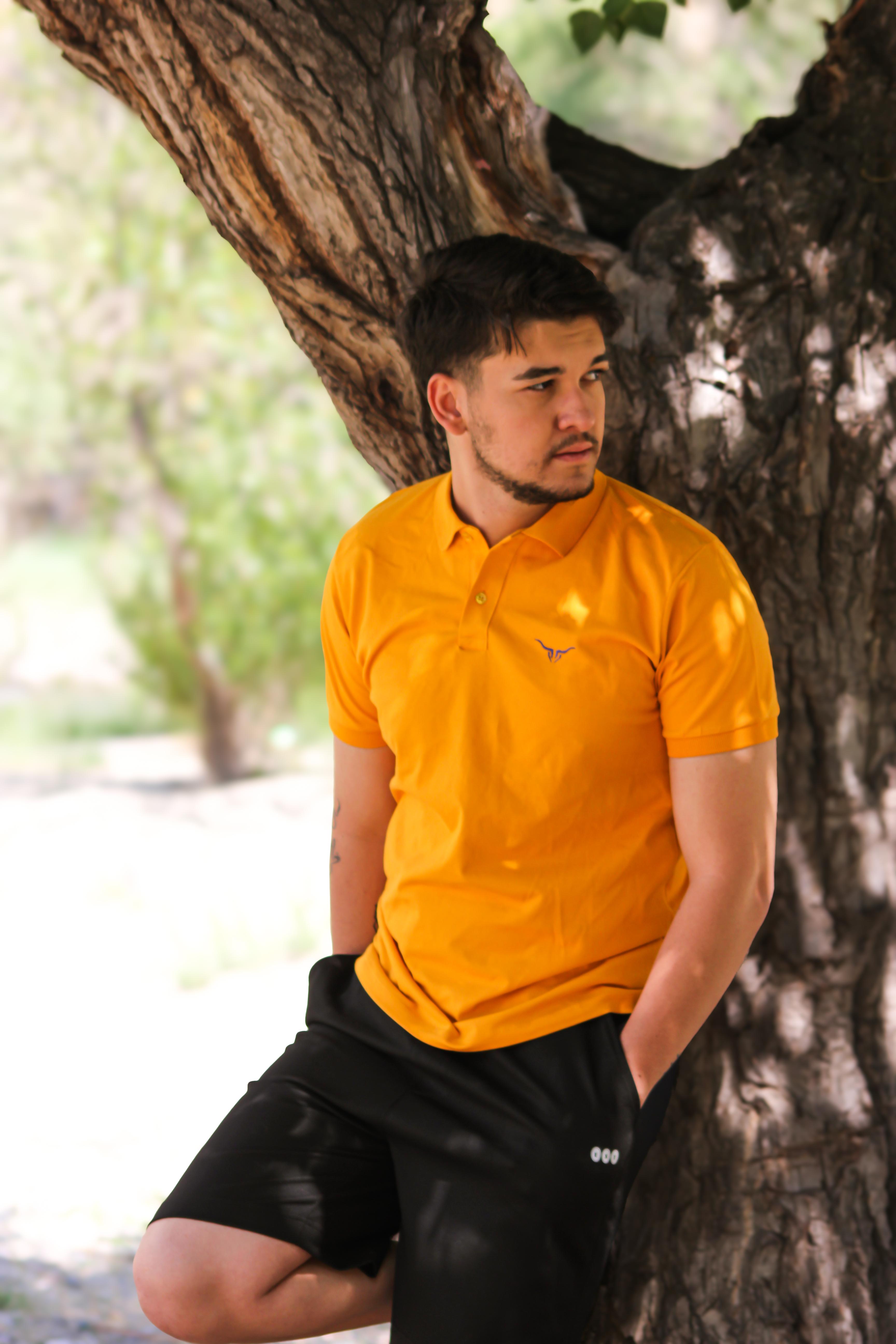 Erkek Slim Fit Pamuklu Yumuşak Dokulu Polo Yaka Tişört