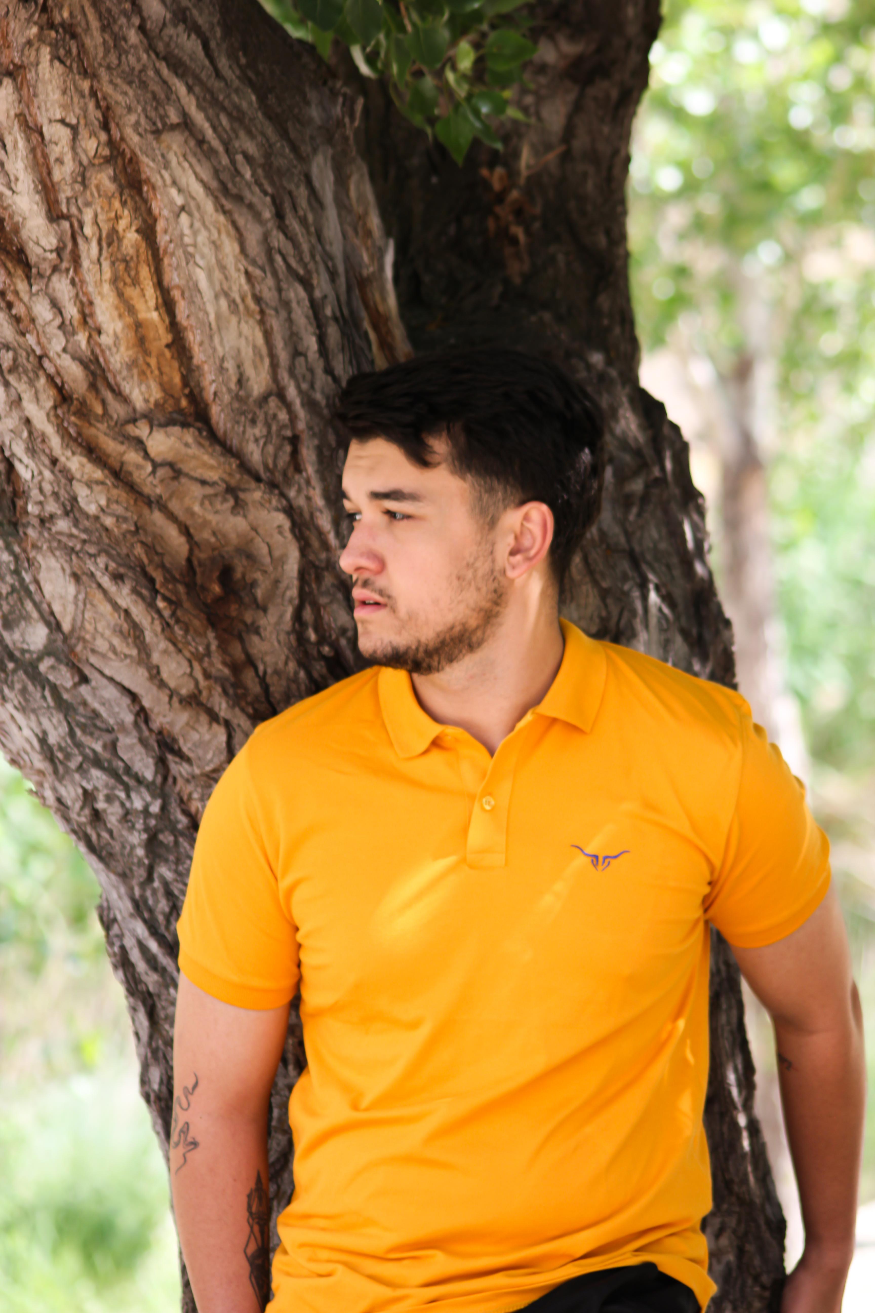 Erkek Slim Fit Pamuklu Yumuşak Dokulu Polo Yaka Tişört