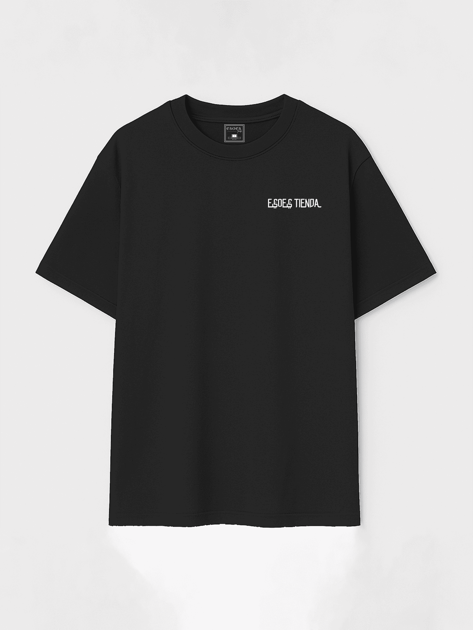 Kaplan Logosu Sırt Baskılı Erkek/Unısex Oversize Tişört