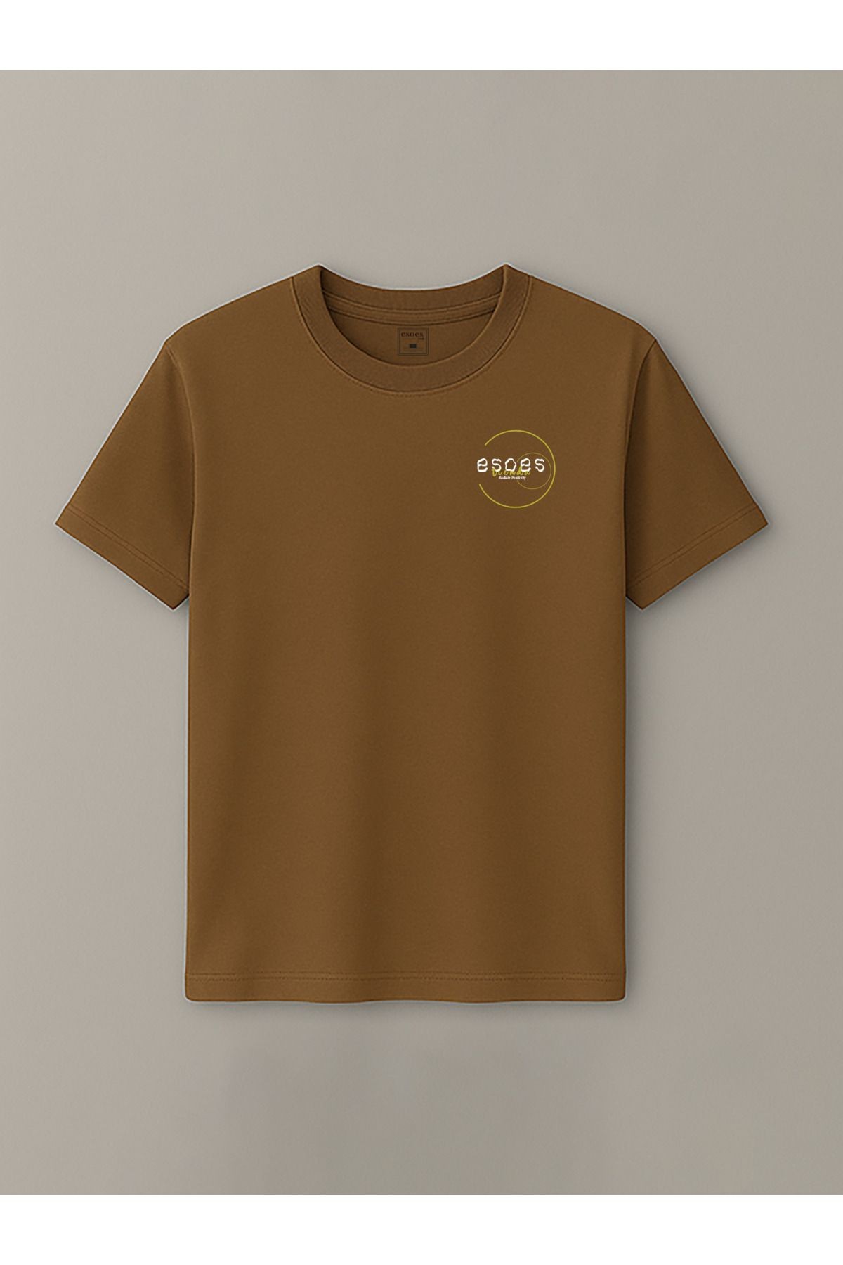Erkek Relaxed Fit Logo Baskılı Pamuklu Tişört