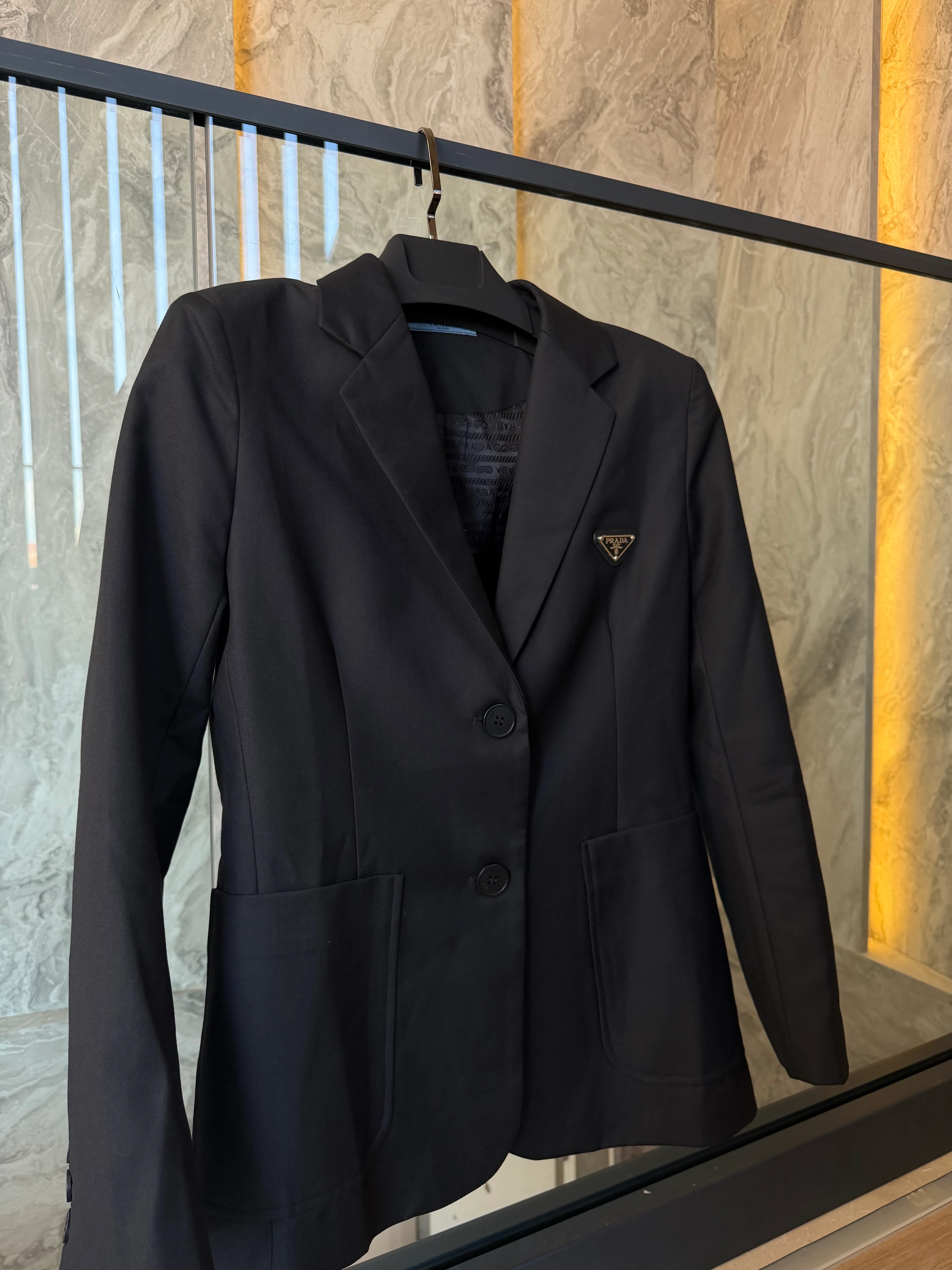 Prad /  Siyah İkonik Blazer