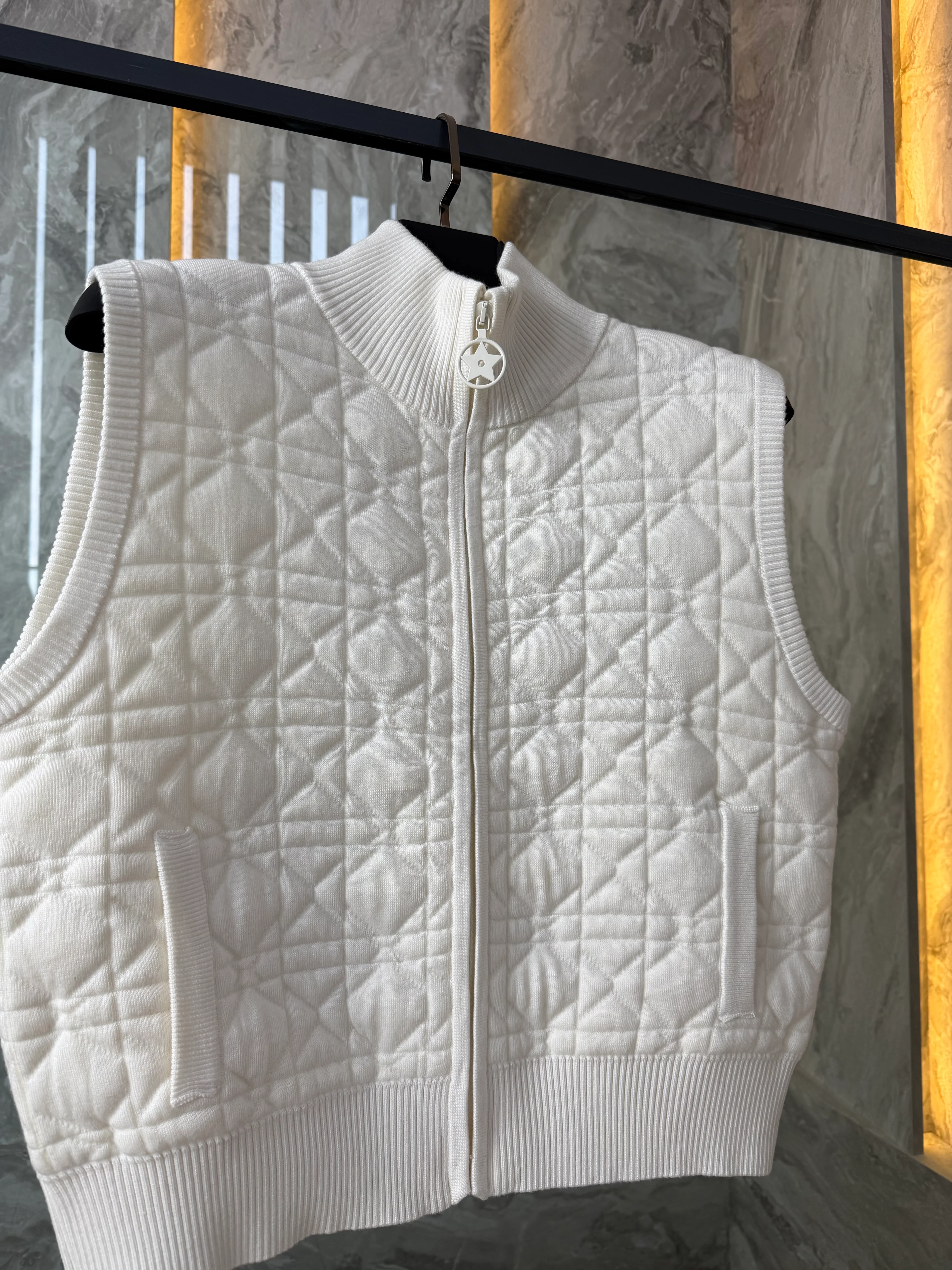 Toile de Jouy Ivory Vest