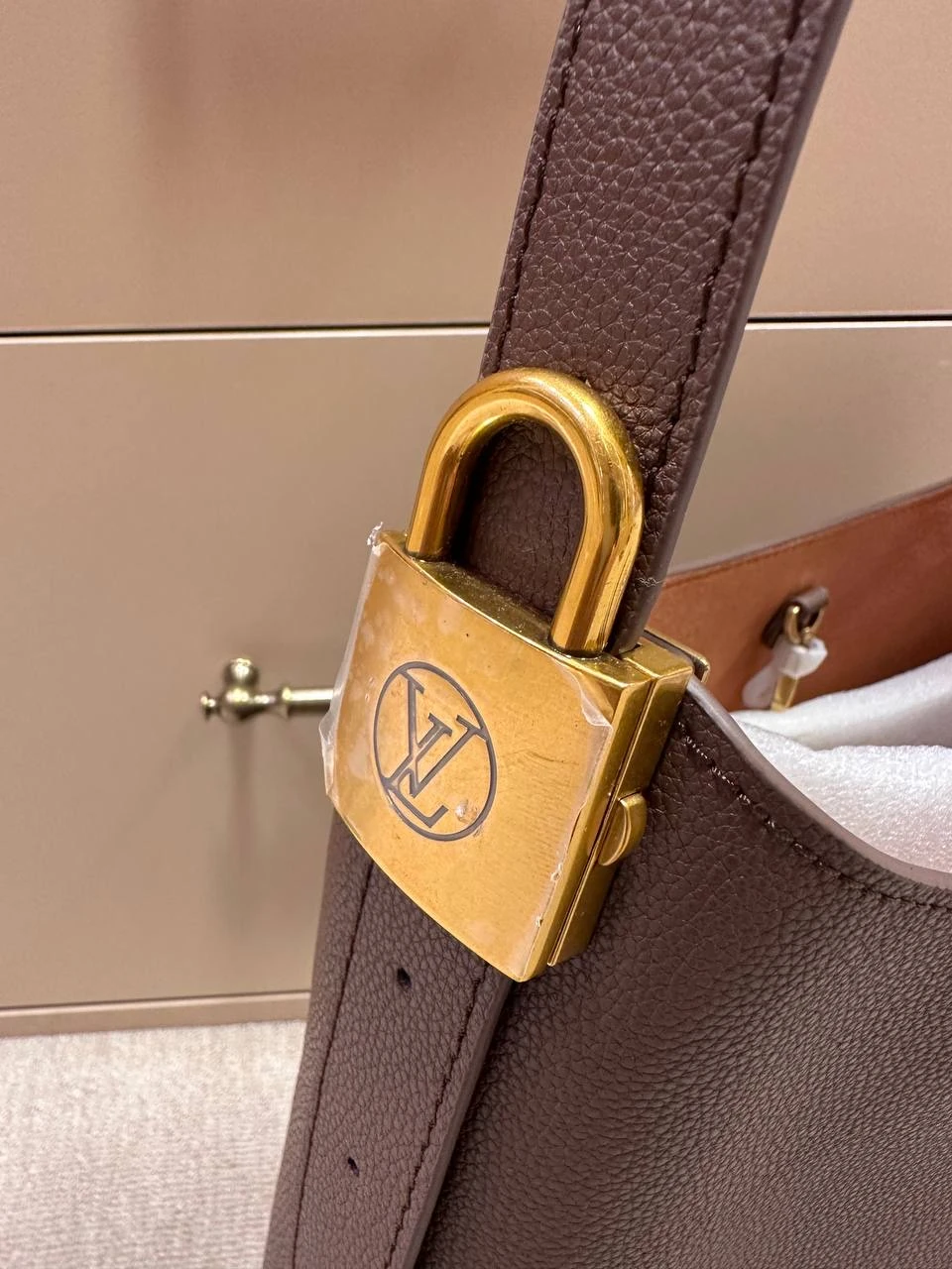L.  Vuitton Graceful Hobo – Chocolate