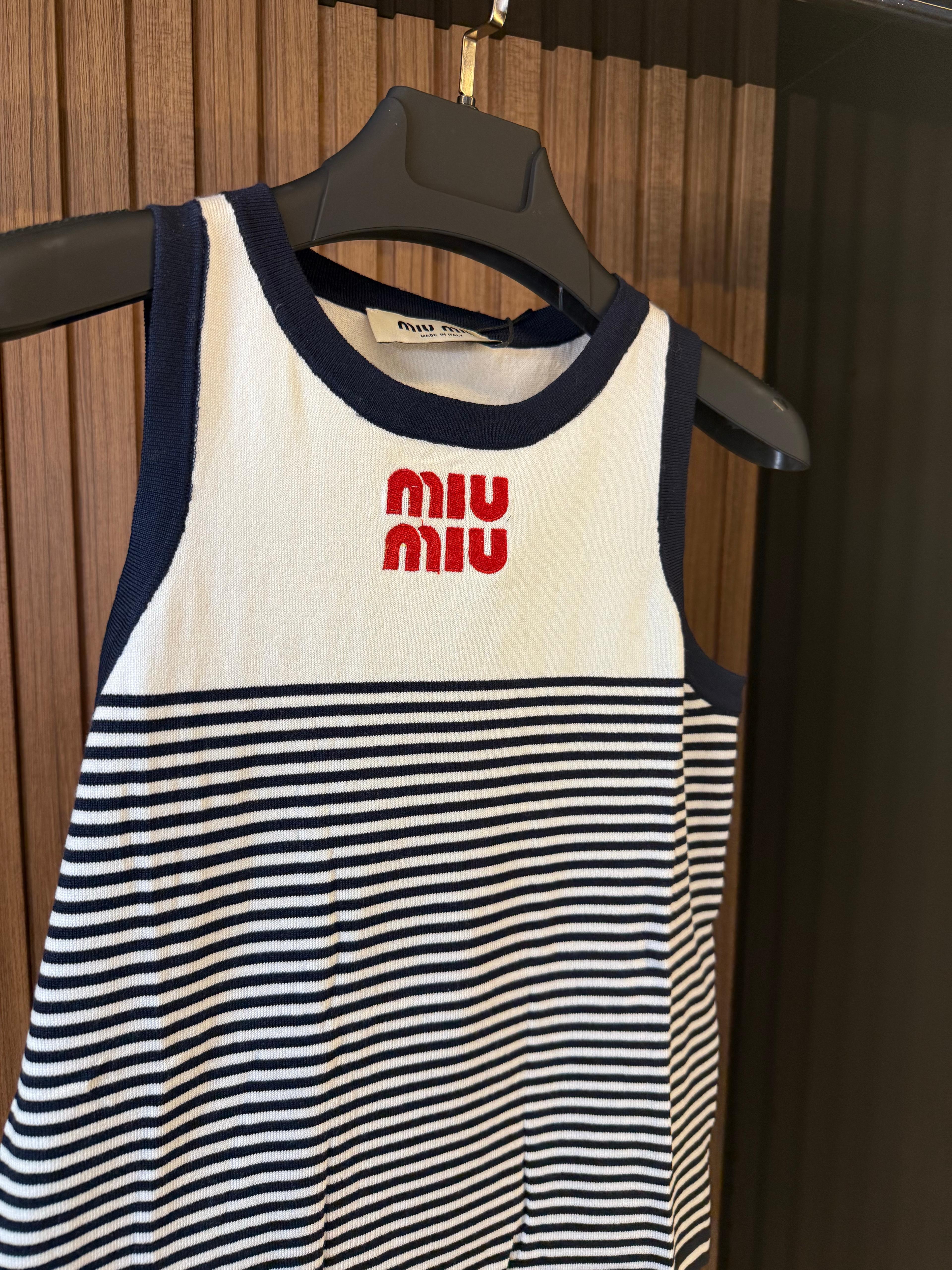Miu- Sailor Knit Tank 