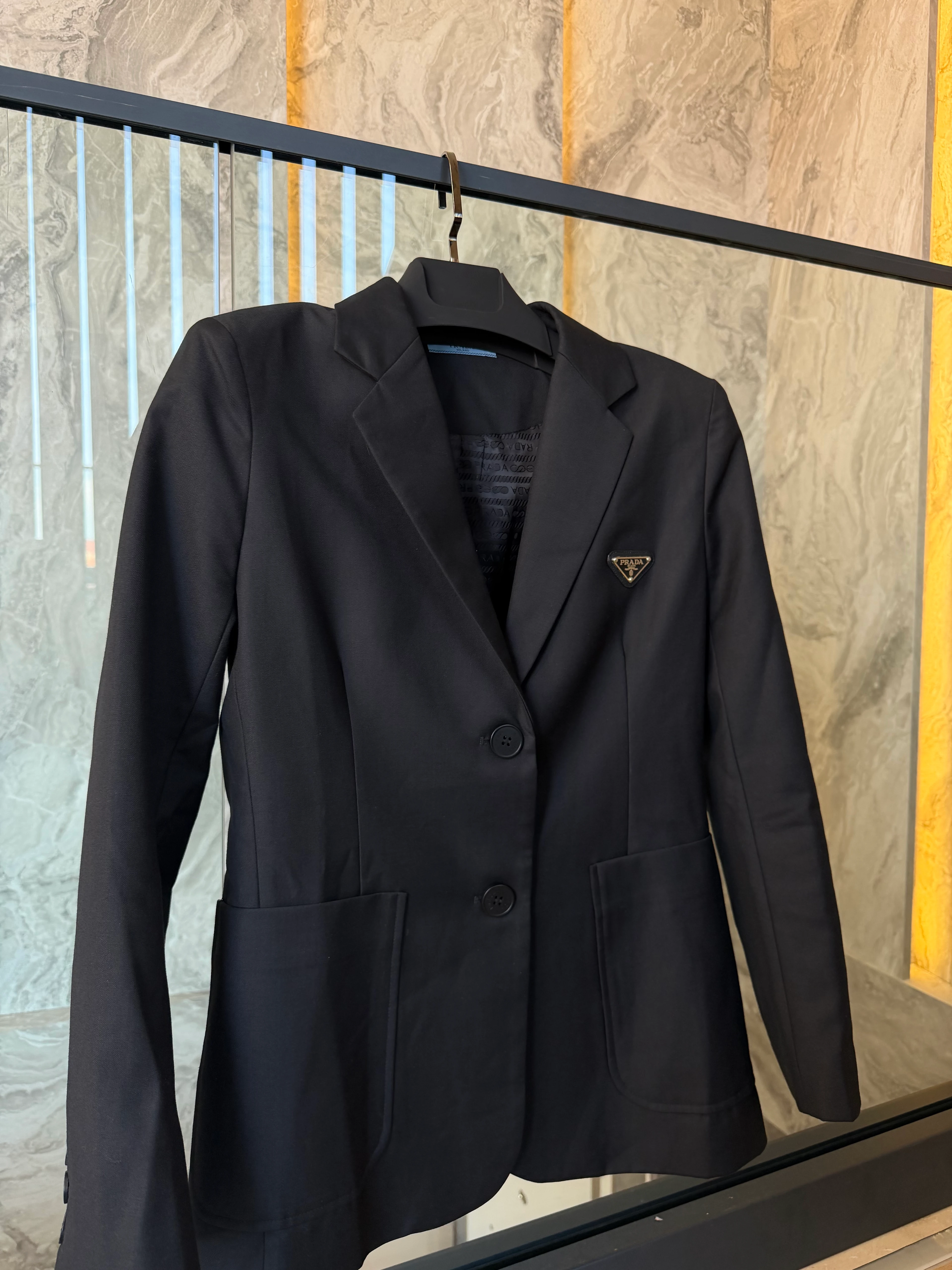 Prad /  Siyah İkonik Blazer