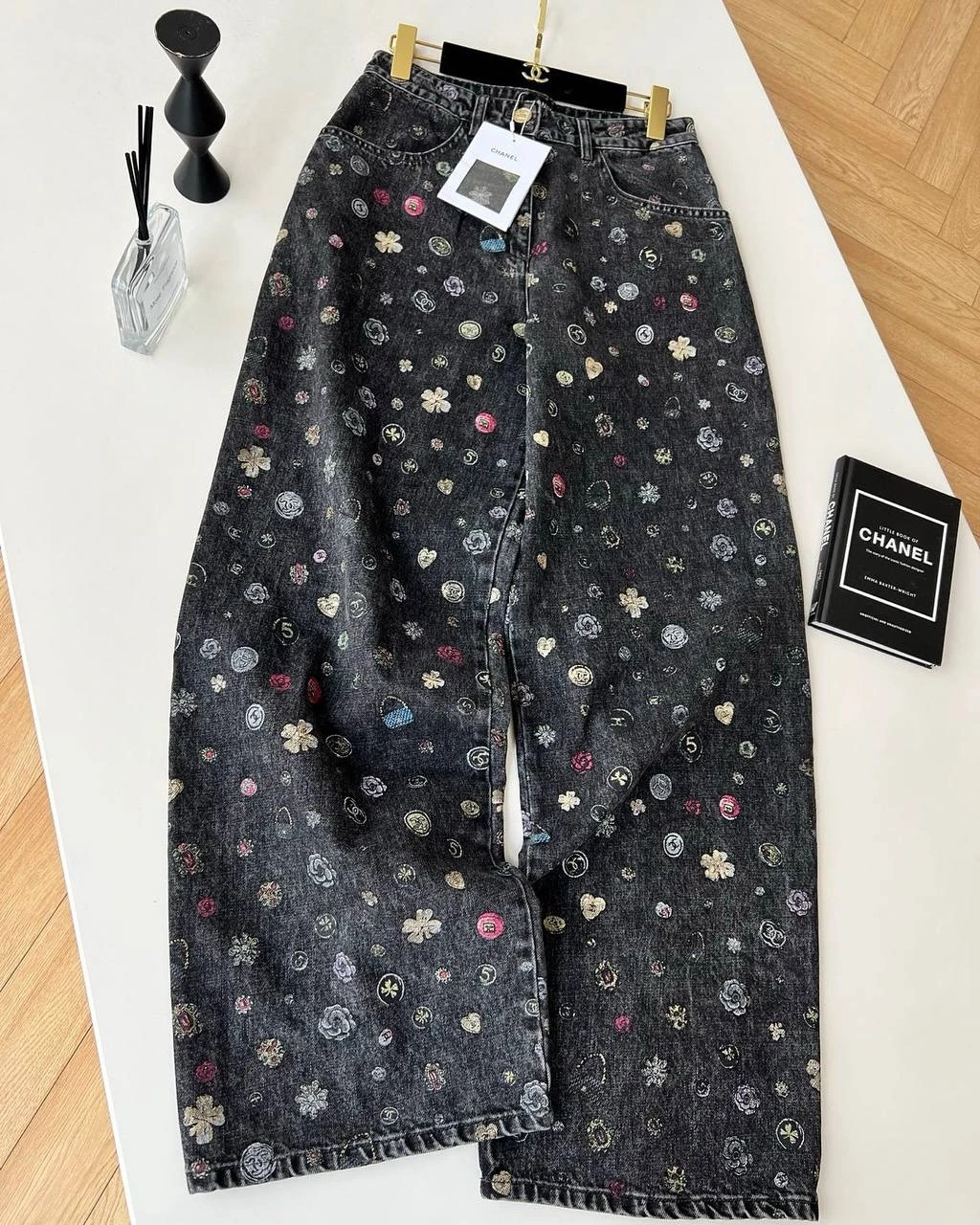 Chanel Floral Icon Denim 