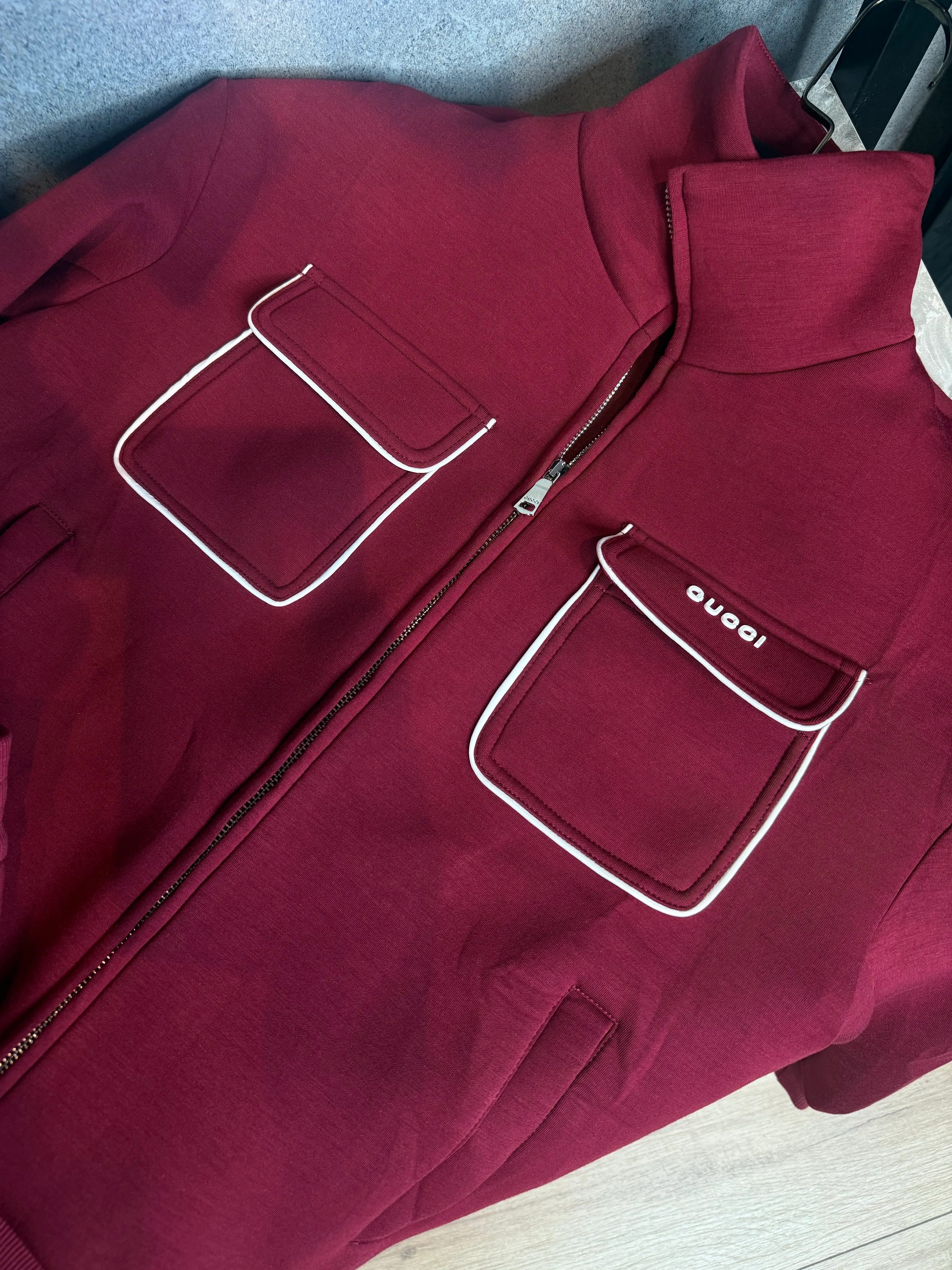 Guc /  Burgundy Sport Chic Set