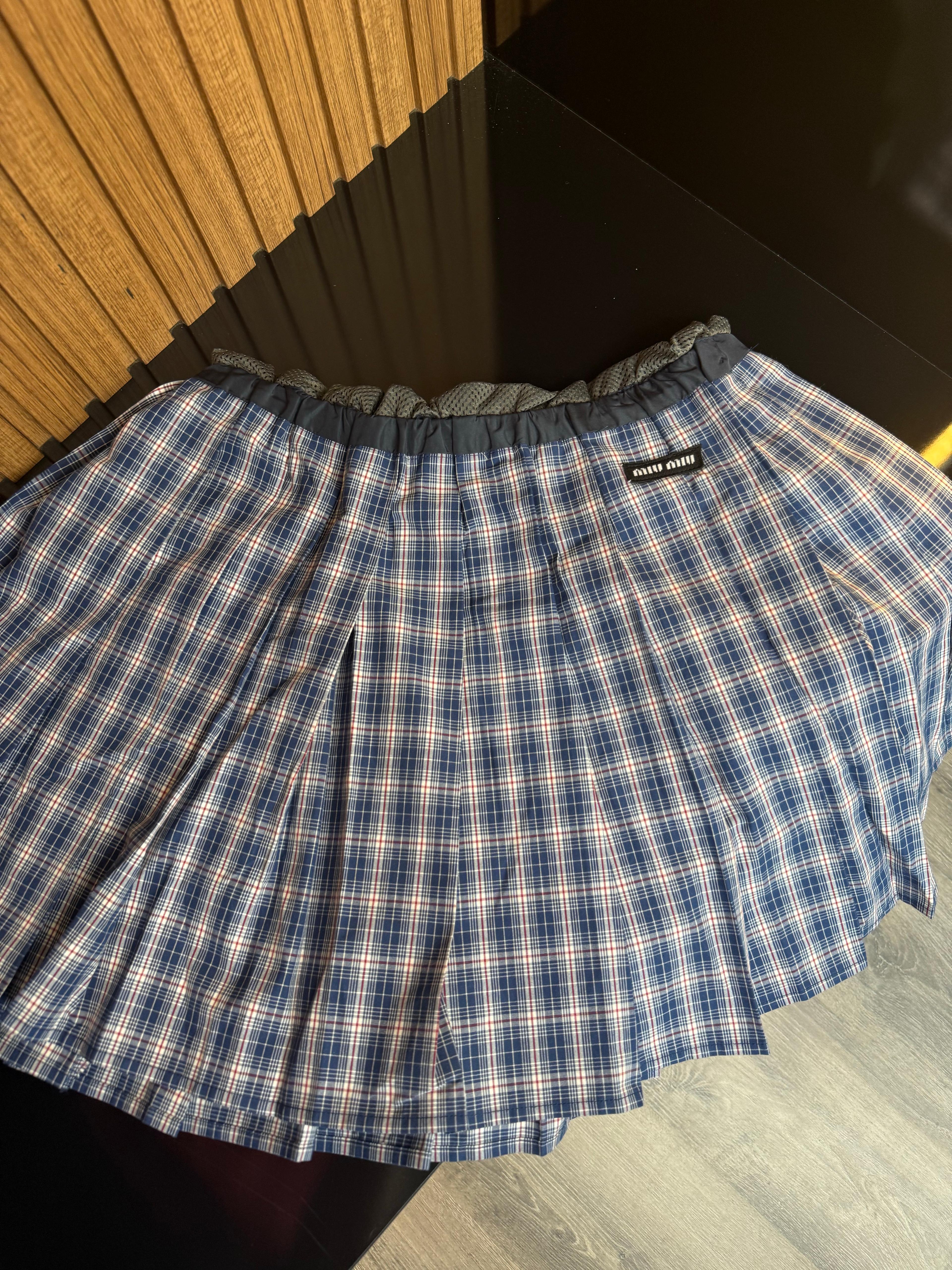 Miu- Plaid Prep Set