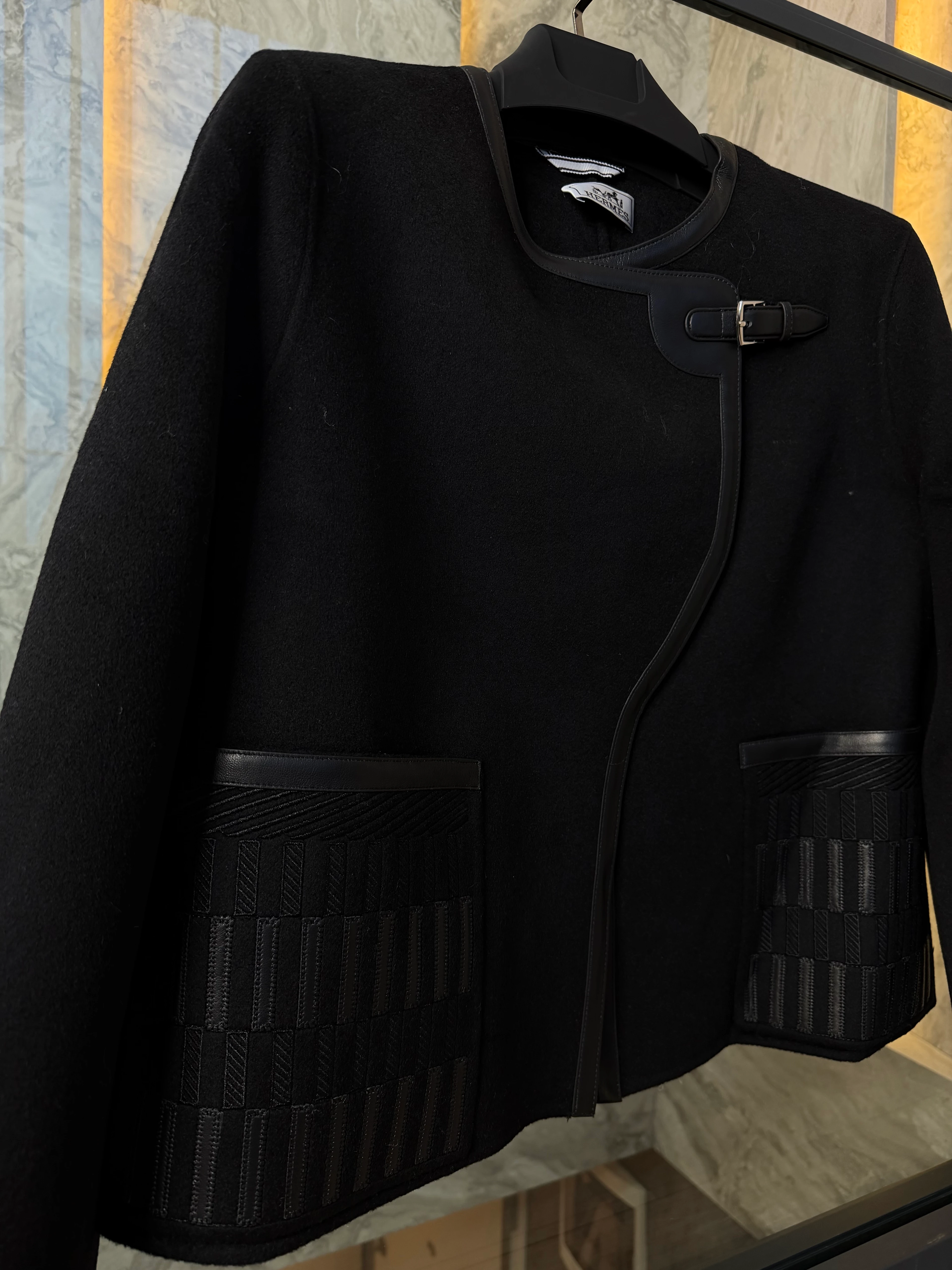 Herms  Signature Buckle Jacket 