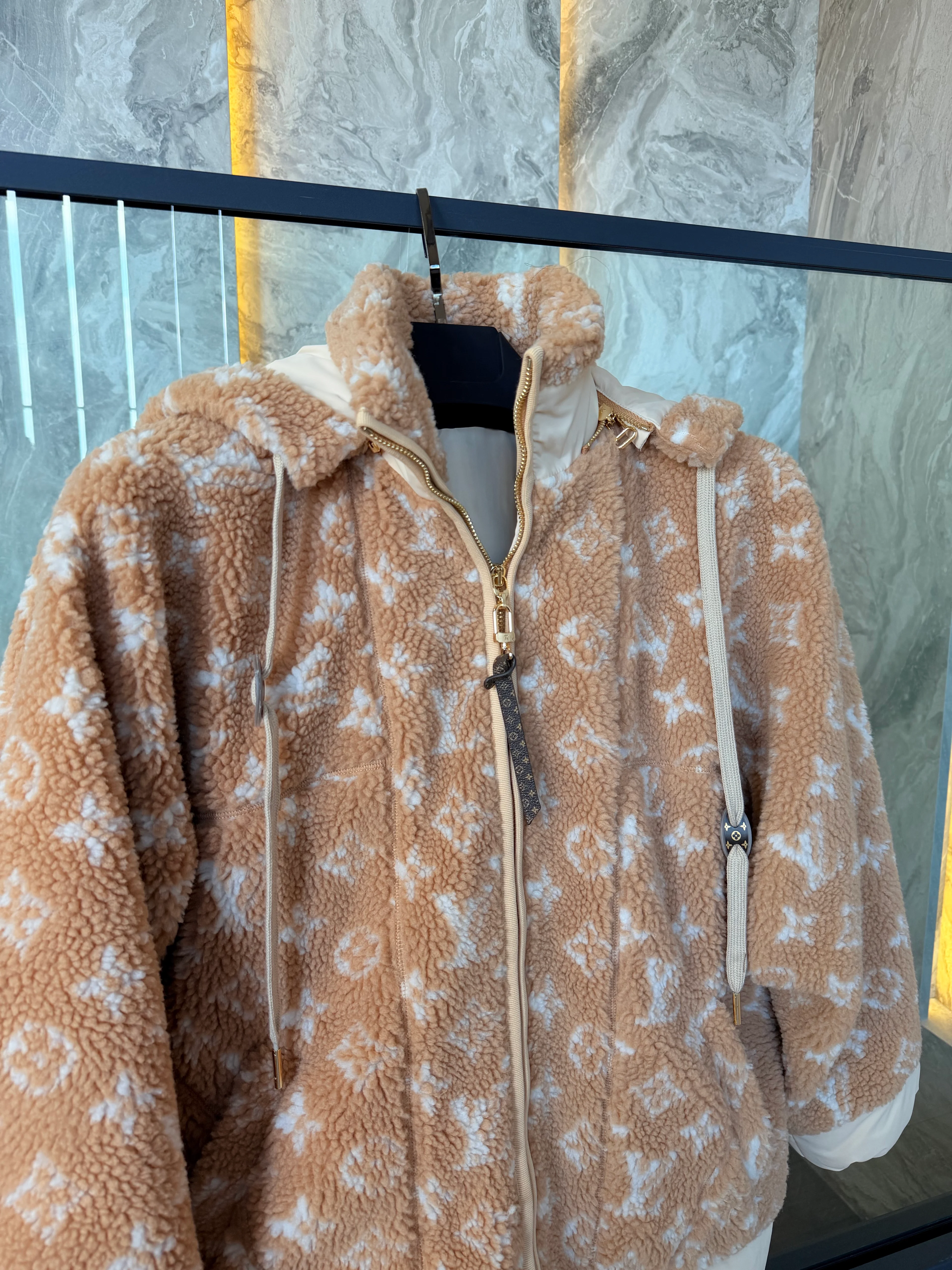L. Vuitton Shearling Puffer
