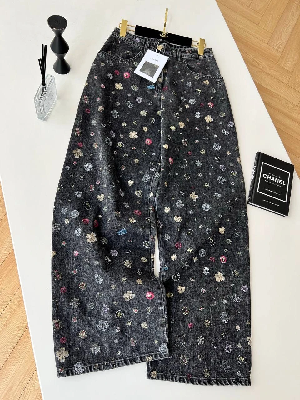 Chanel Floral Icon Denim 