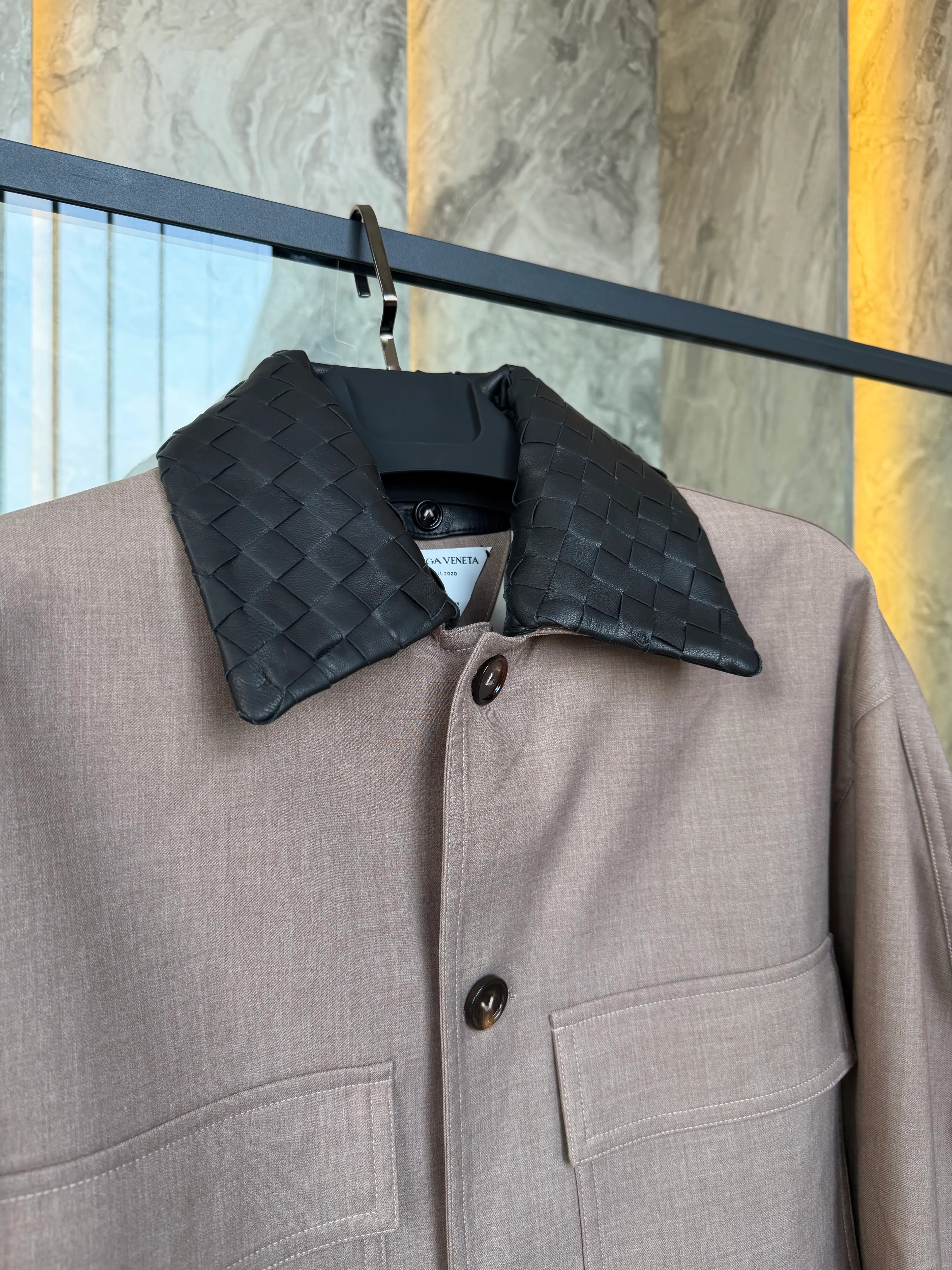 Bott.  Intrecciato Collar Jacket