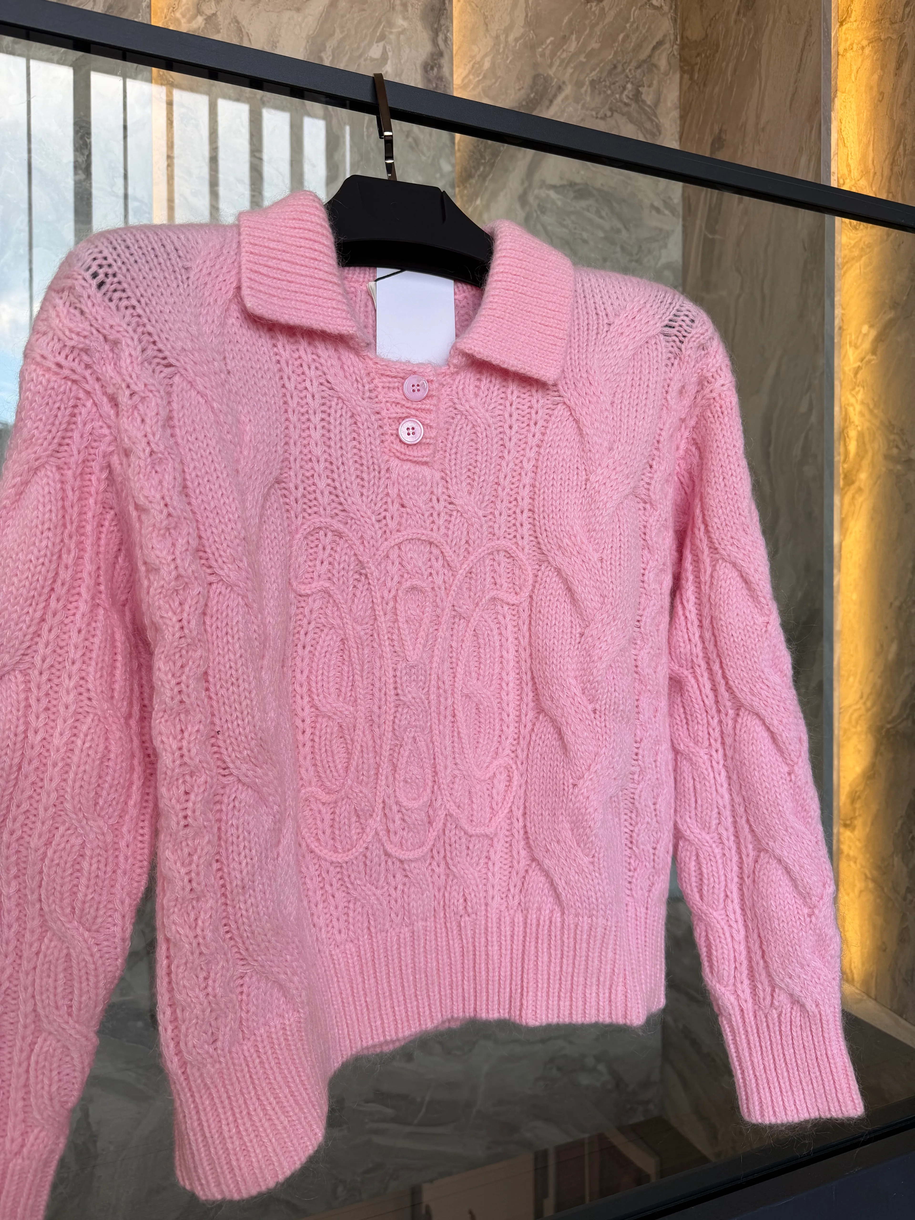 Celine Cable Polo Knit 