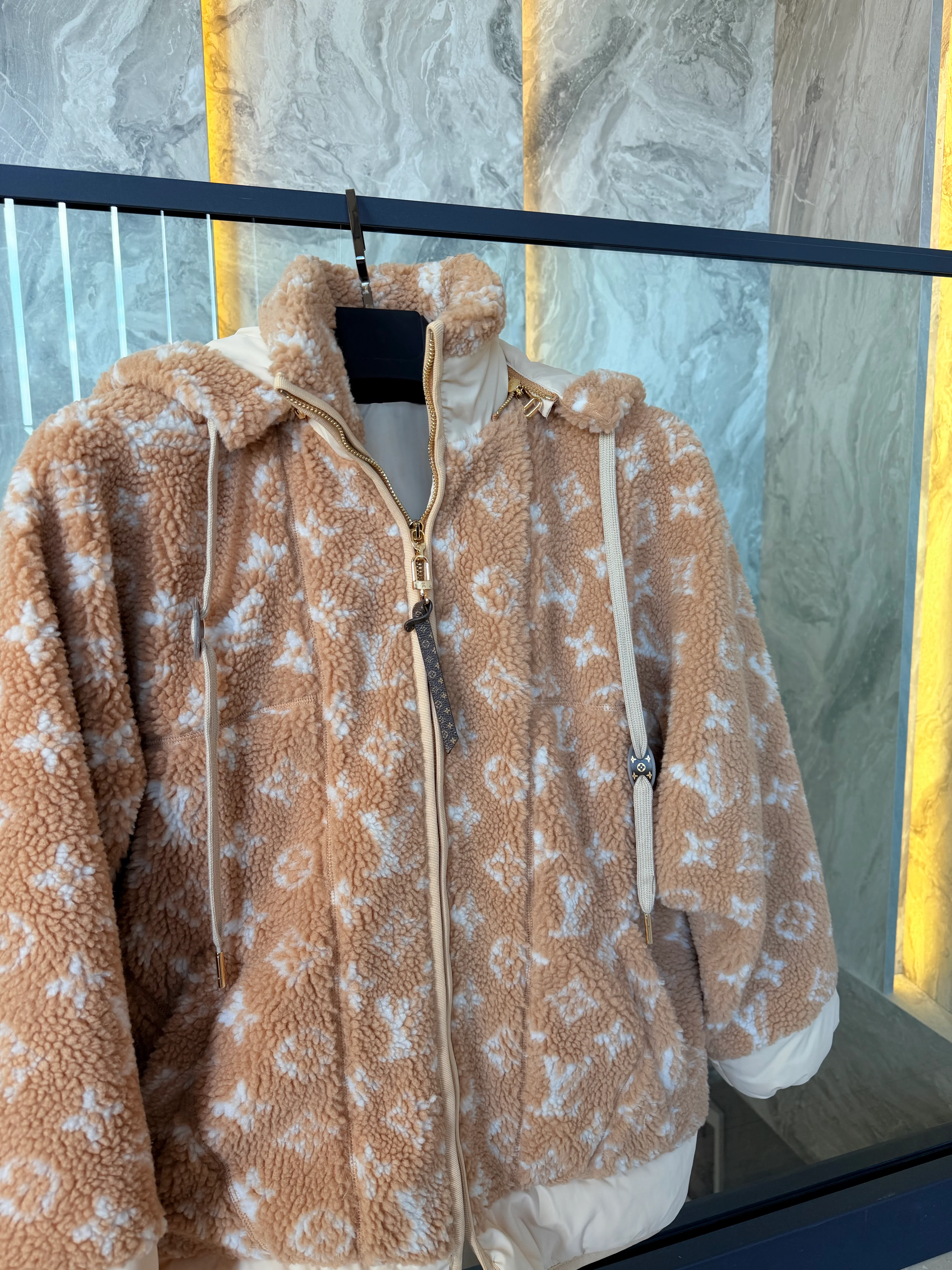 L. Vuitton Shearling Puffer