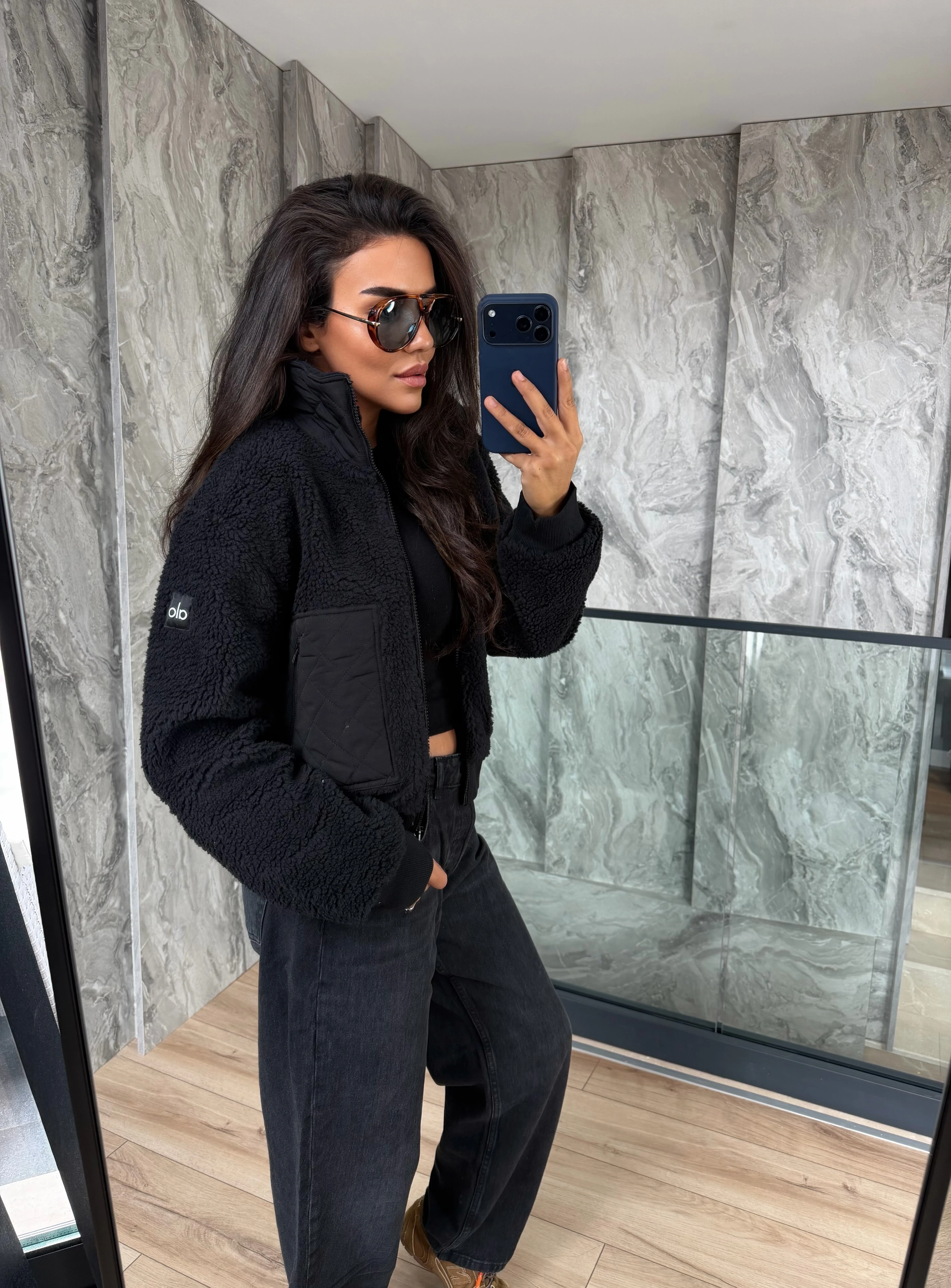 Alo Sherpa Quilted Jacket 