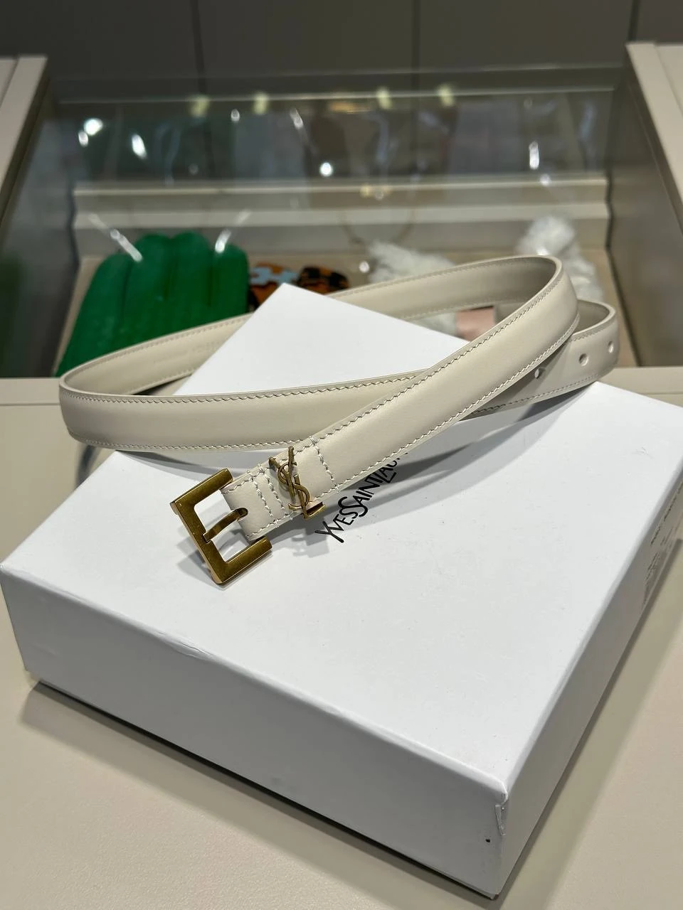 YSL Classic Leather Belt 