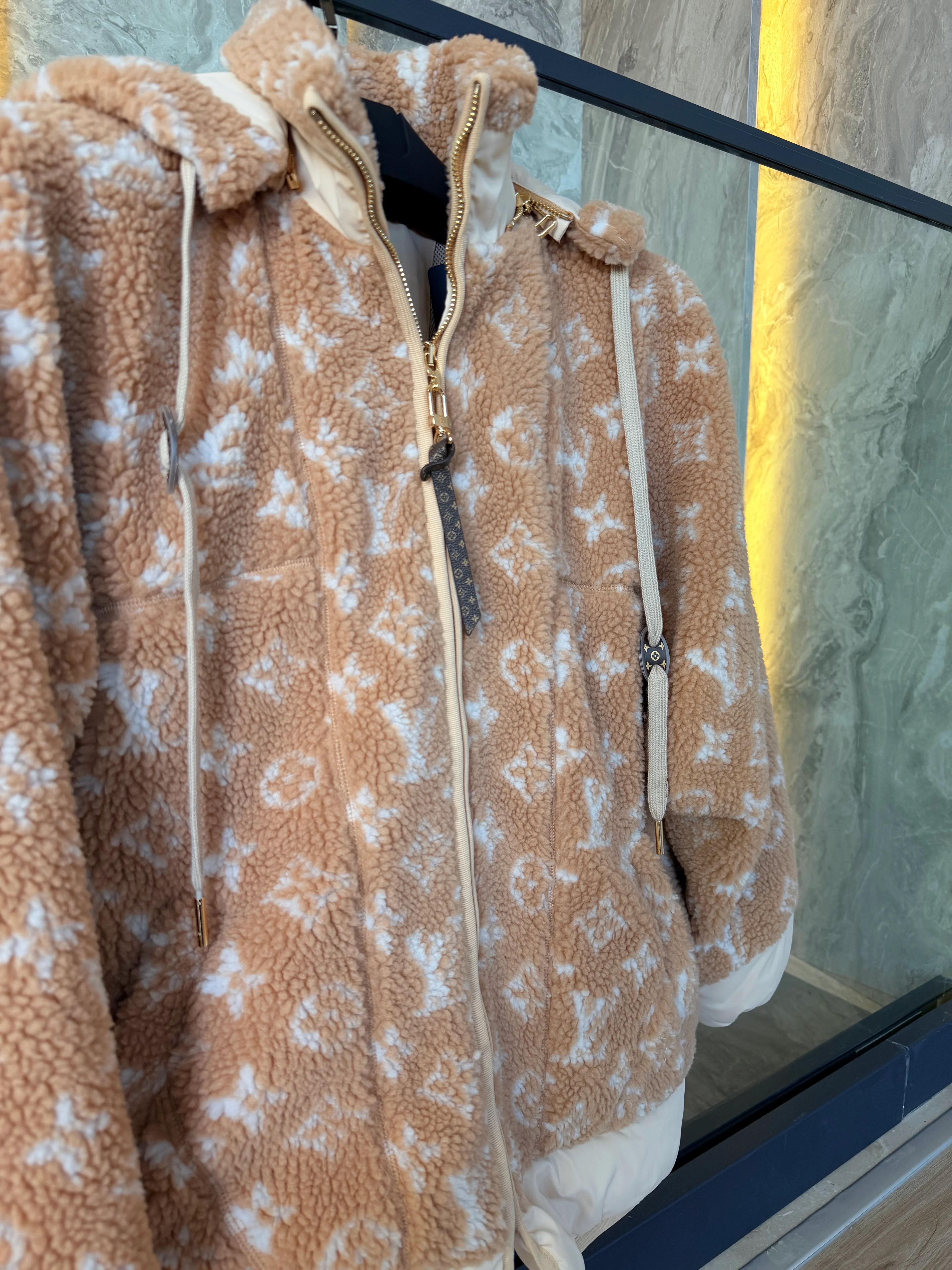 L. Vuitton Shearling Puffer