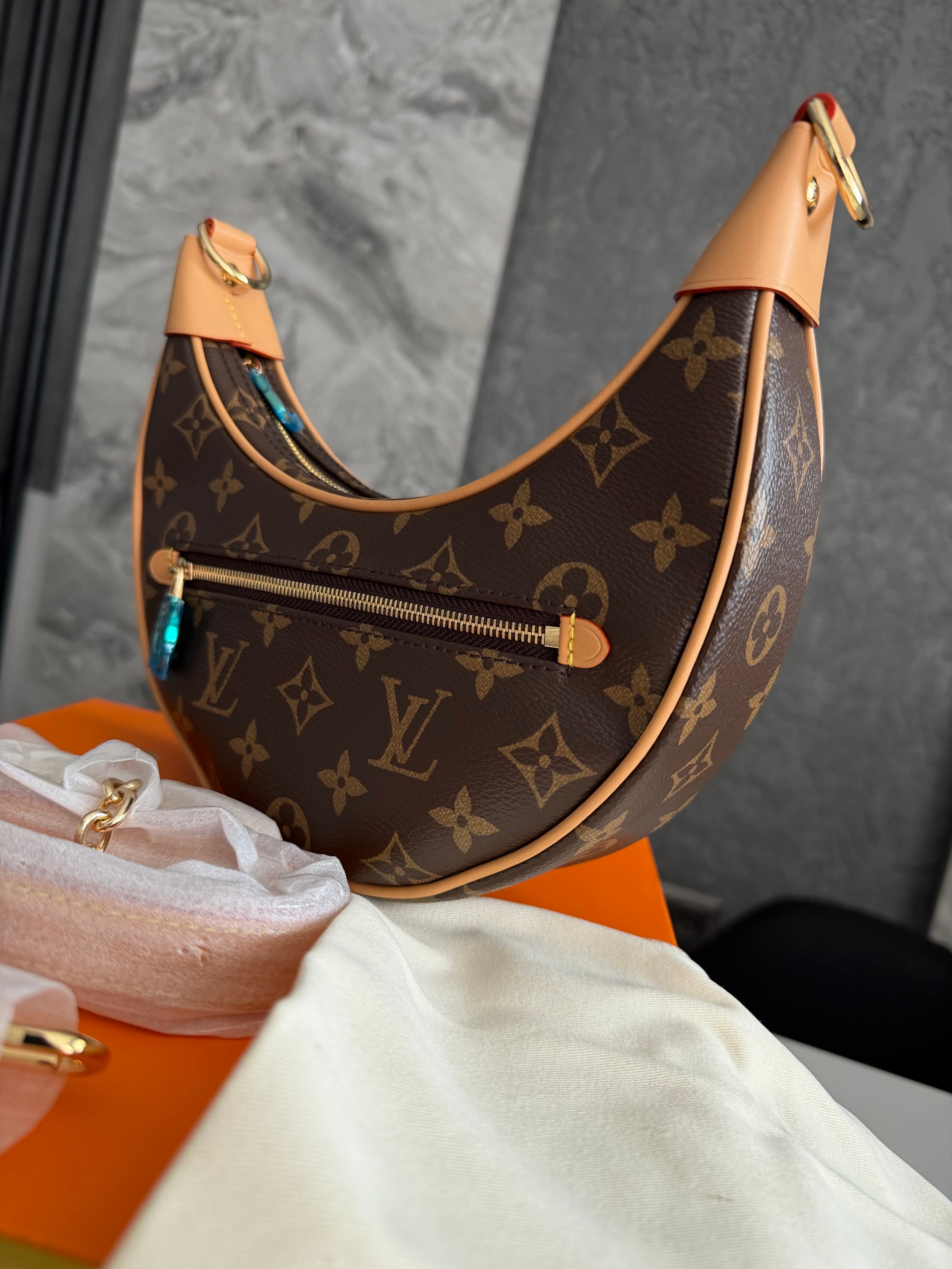 LV / Moon Curve Monogram Bag