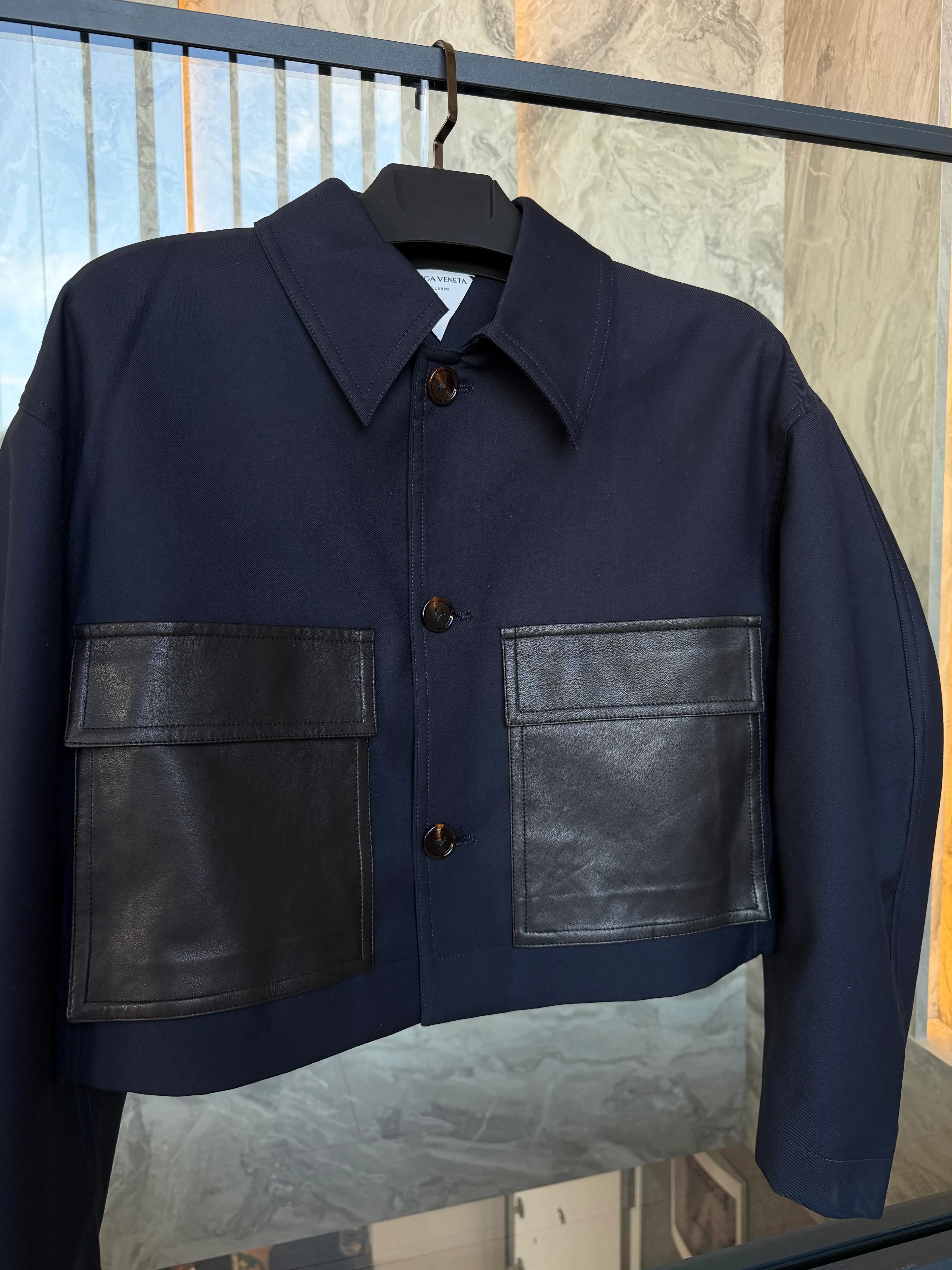 Bott.  Leather Pocket Jacket