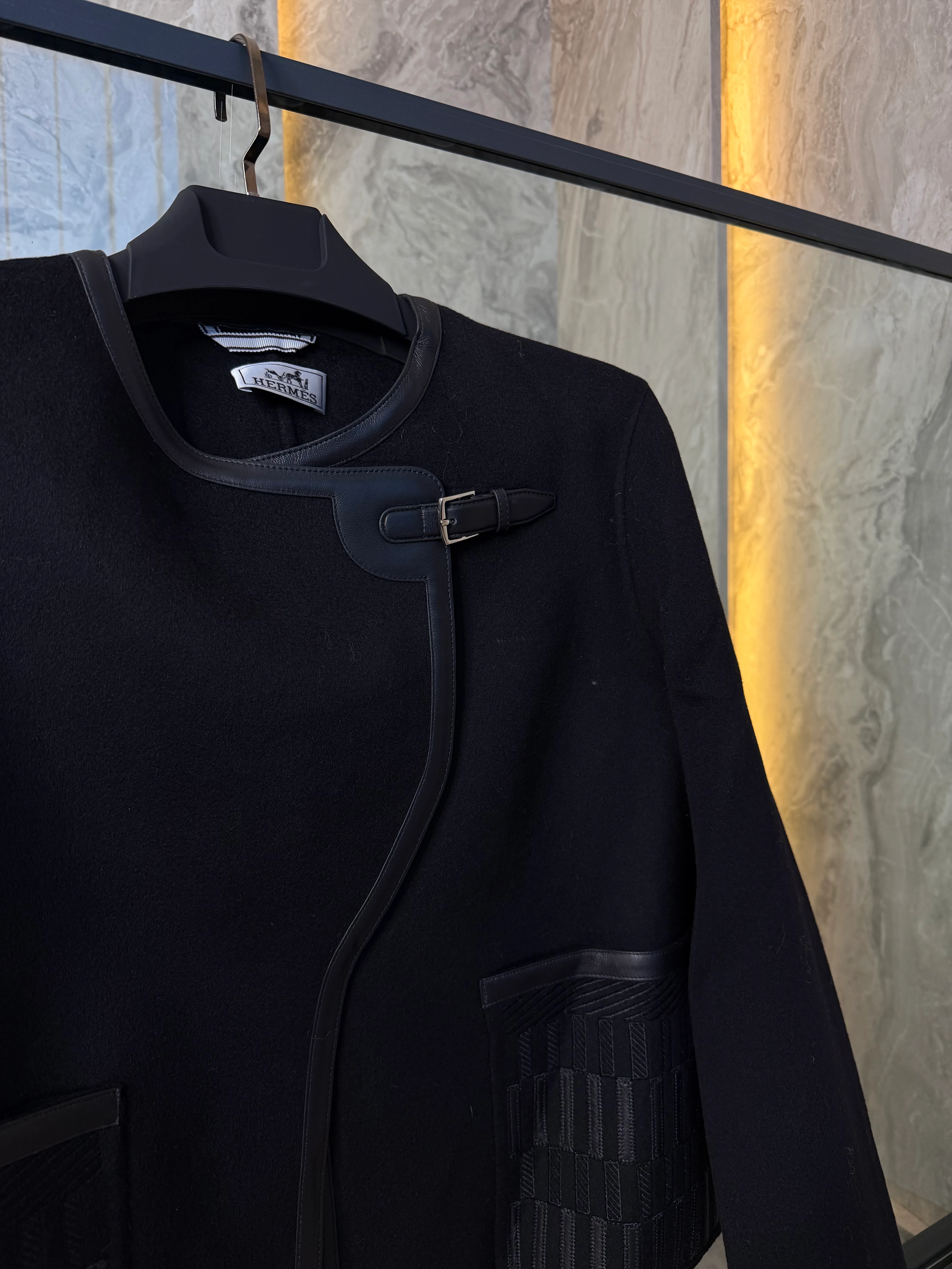 Herms  Signature Buckle Jacket 