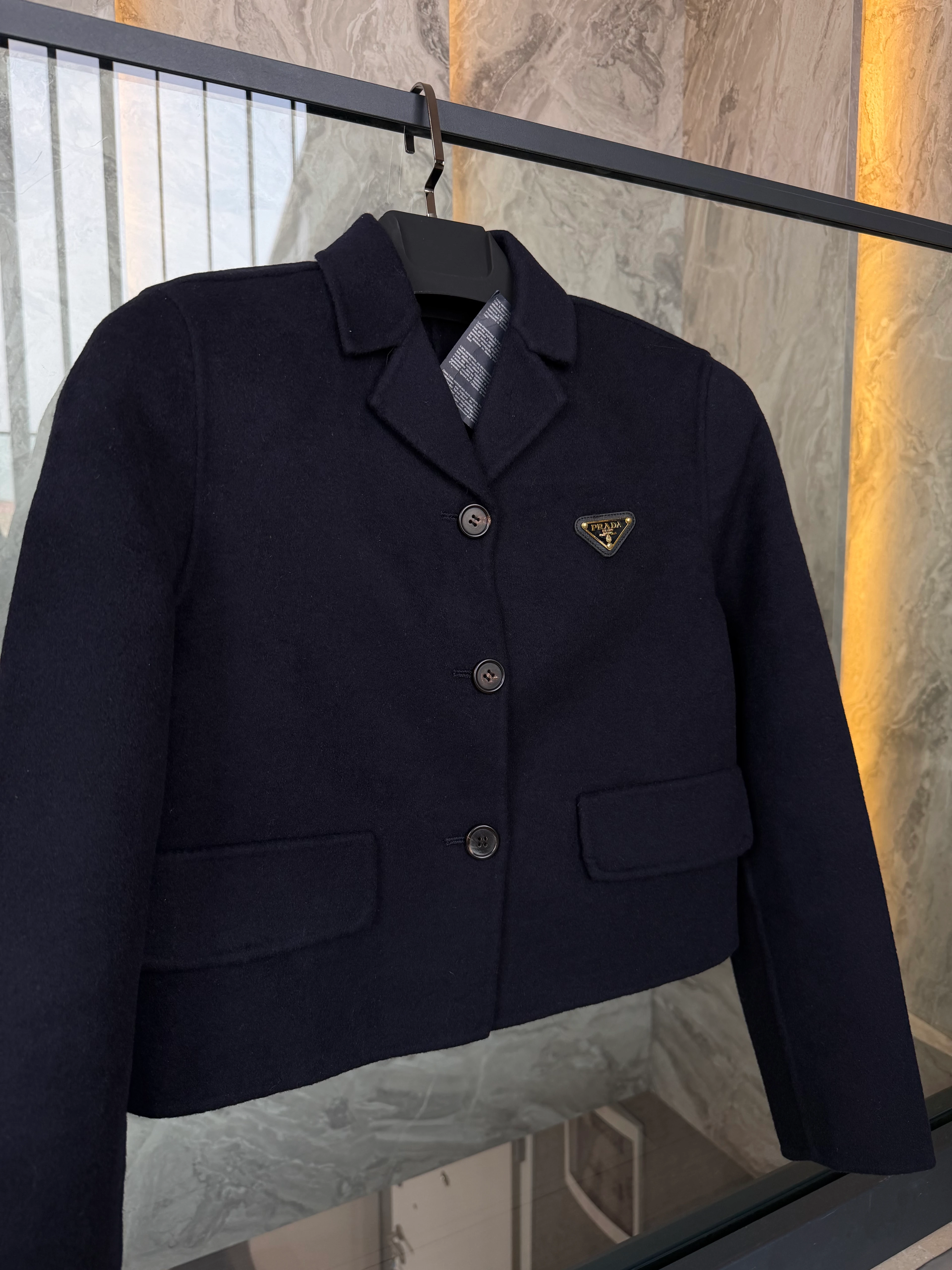 Prad /  Laine Wool Cropped Jacket