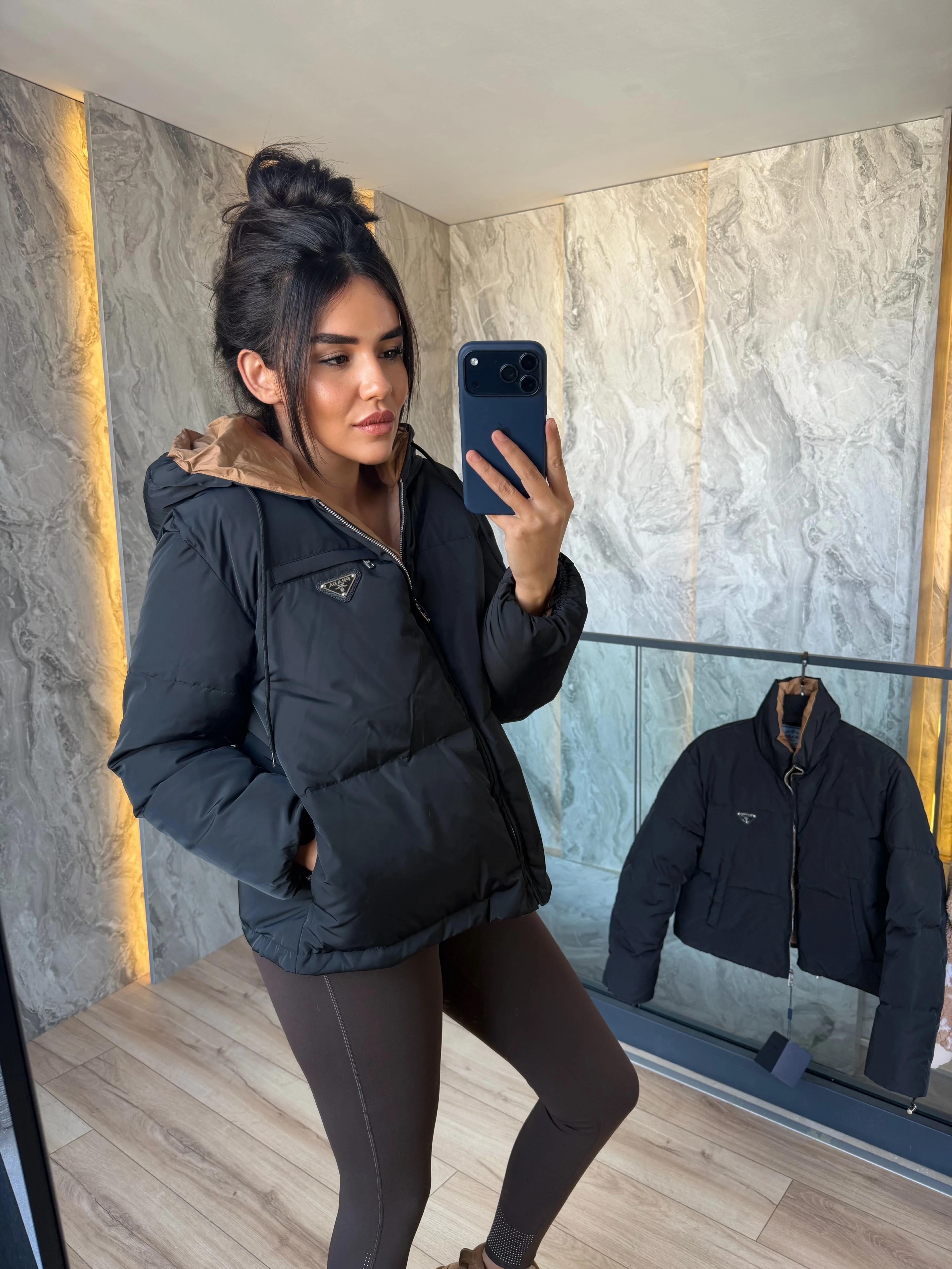 Prad / Reversible Hooded Puffer