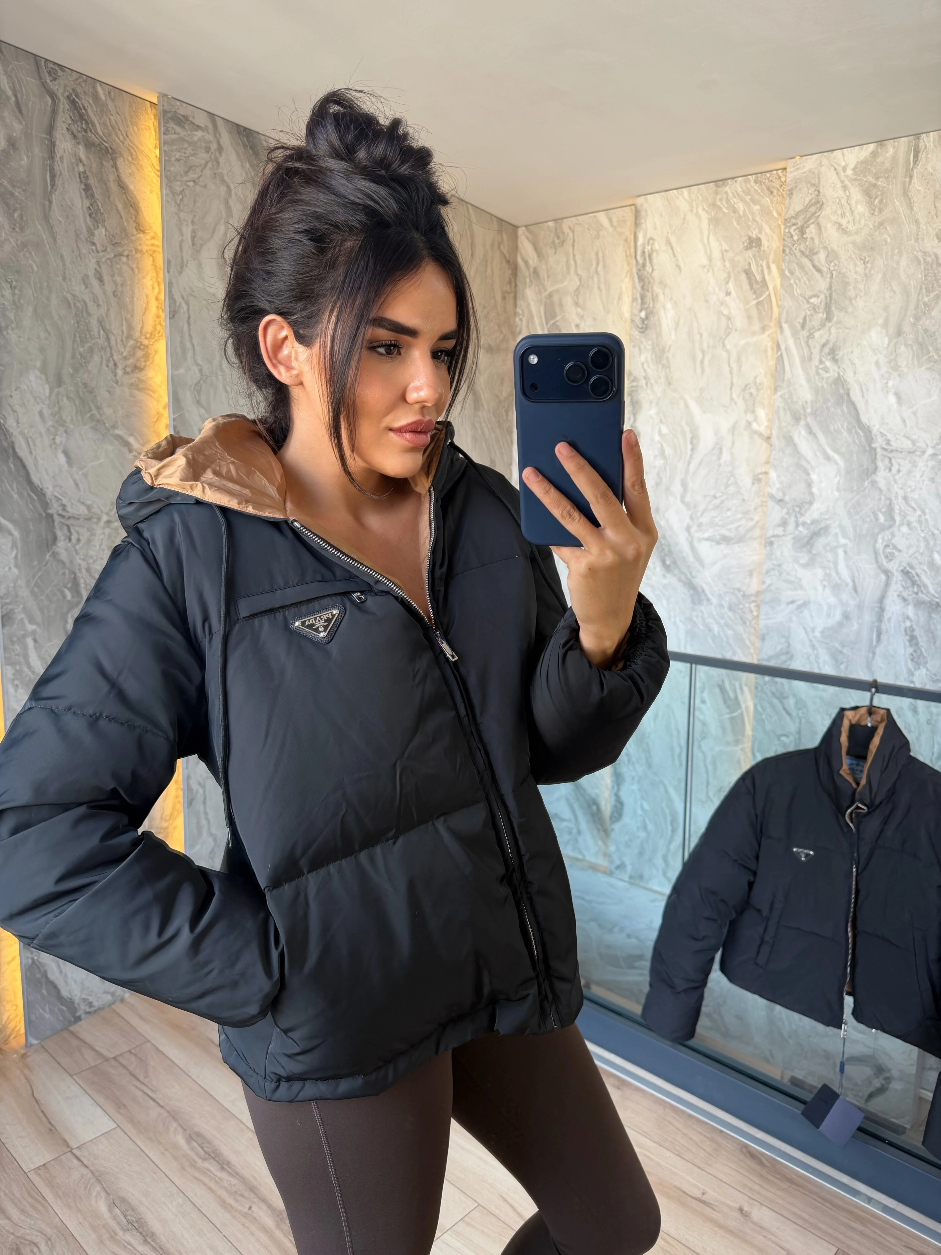 Prad / Reversible Hooded Puffer