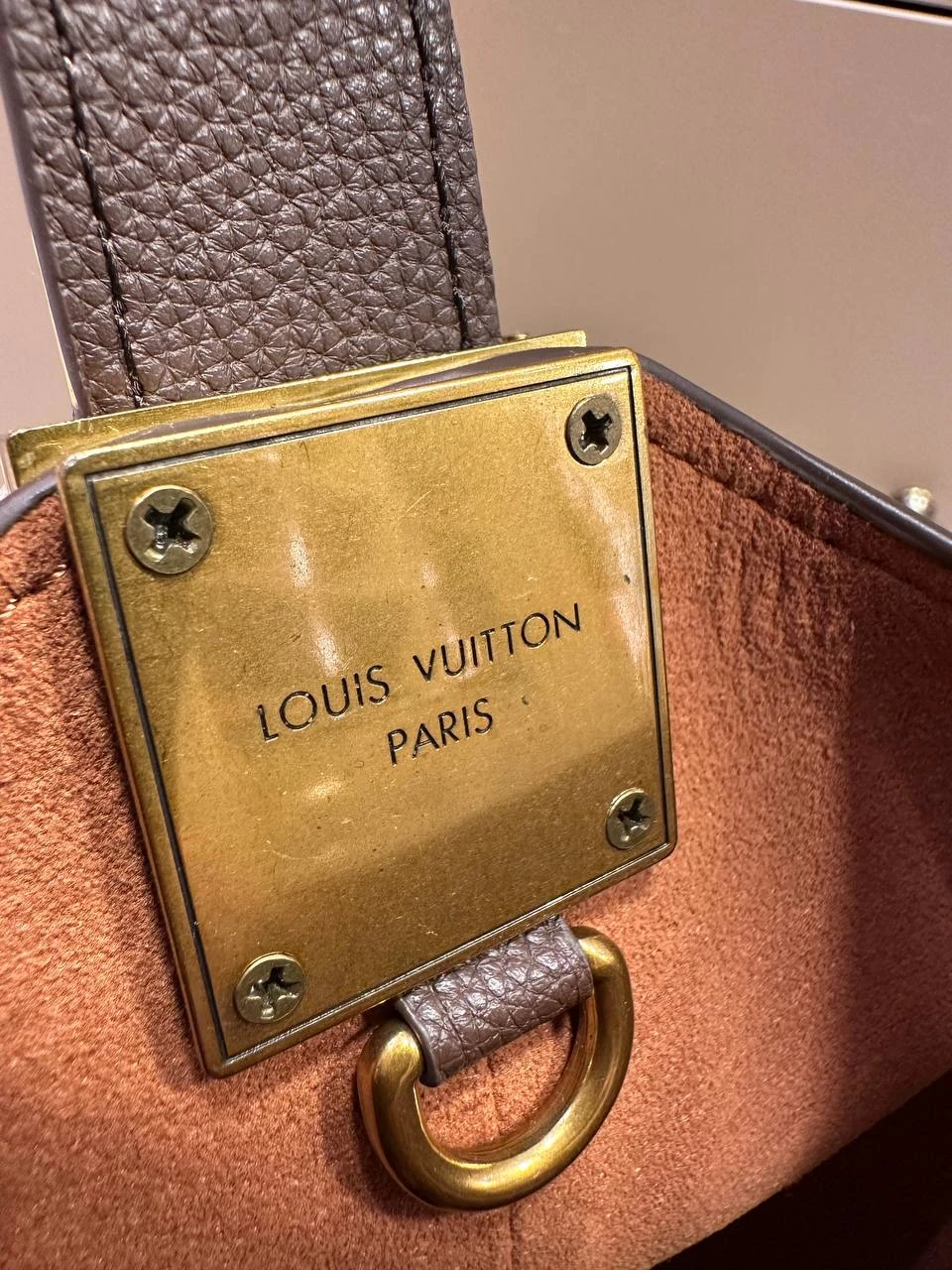 L.  Vuitton Graceful Hobo – Chocolate