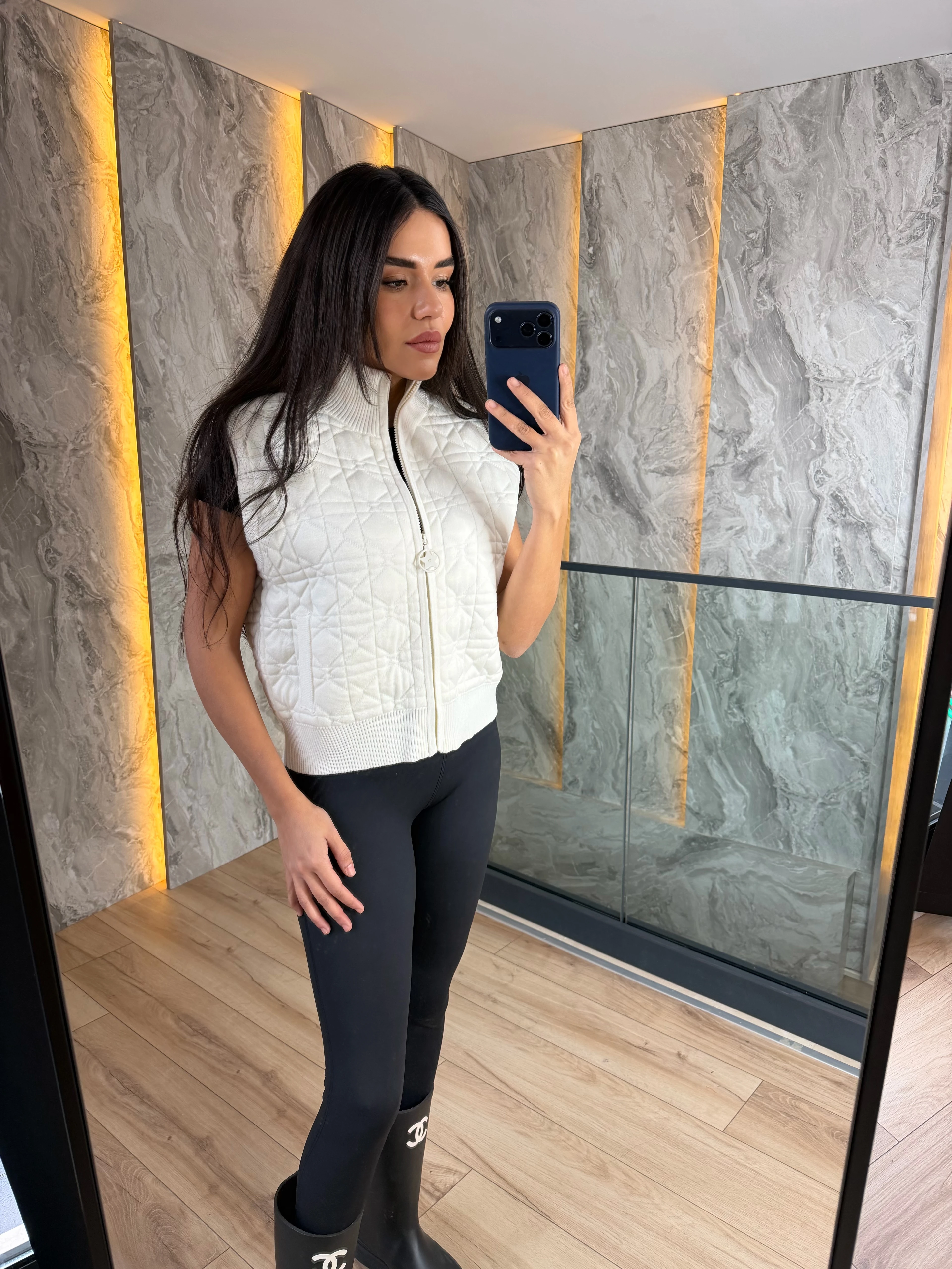 Toile de Jouy Ivory Vest