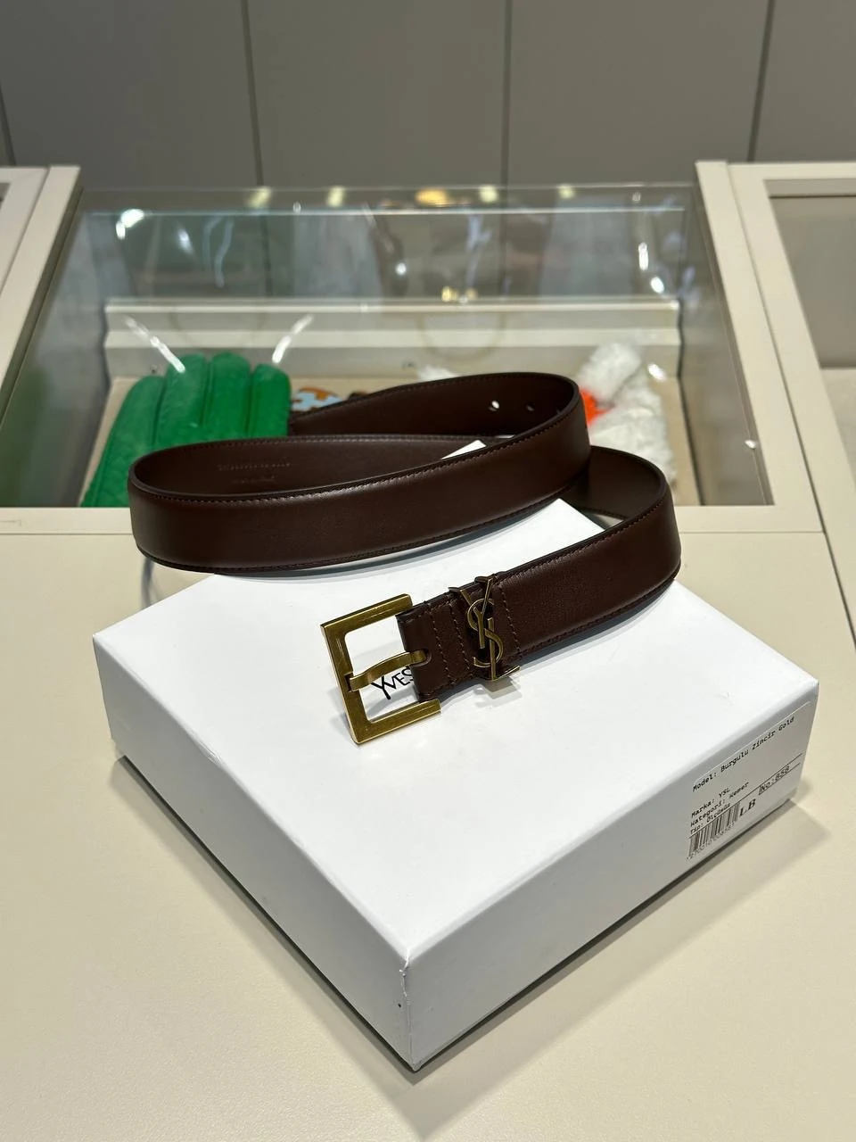 YSL Classic Leather Belt 