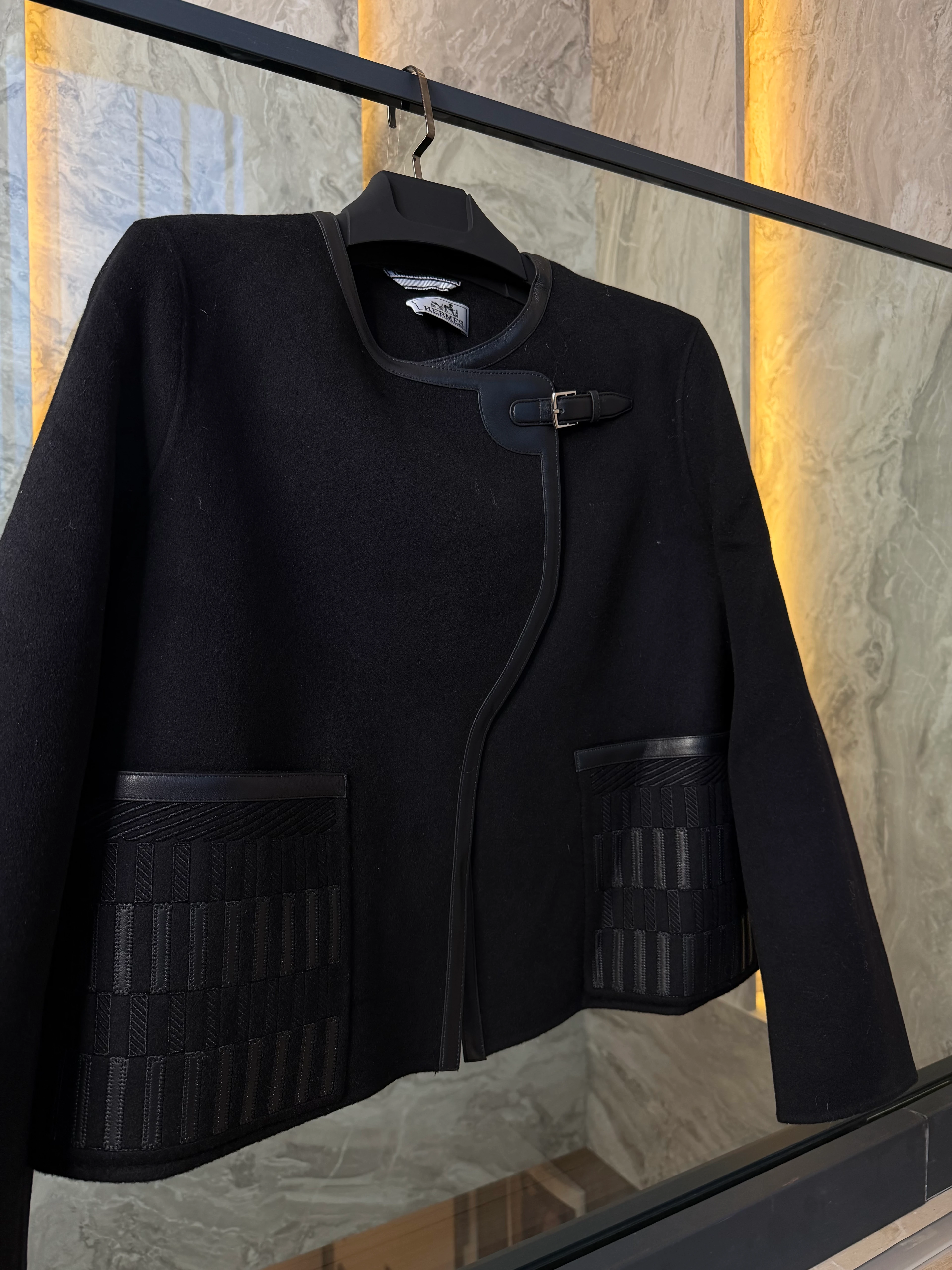 Herms  Signature Buckle Jacket 