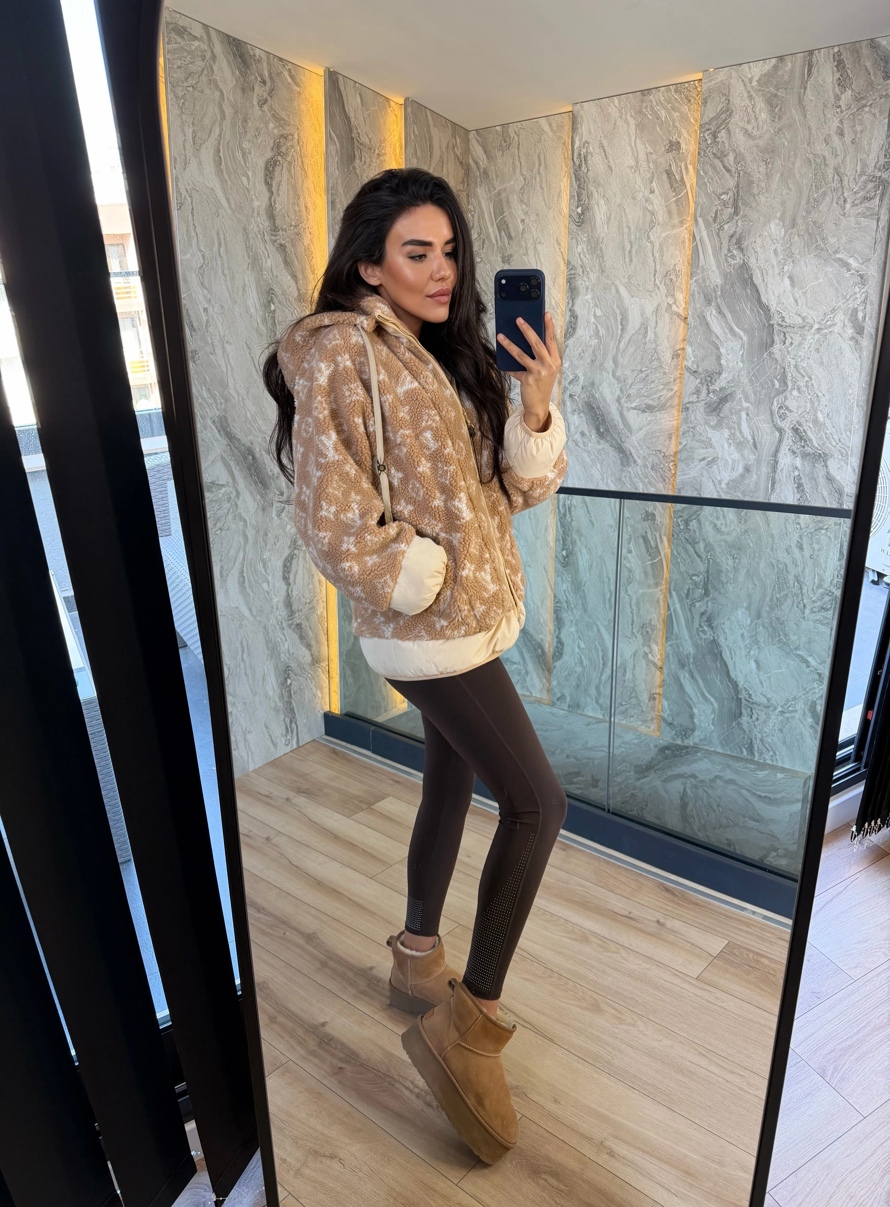L. Vuitton Shearling Puffer