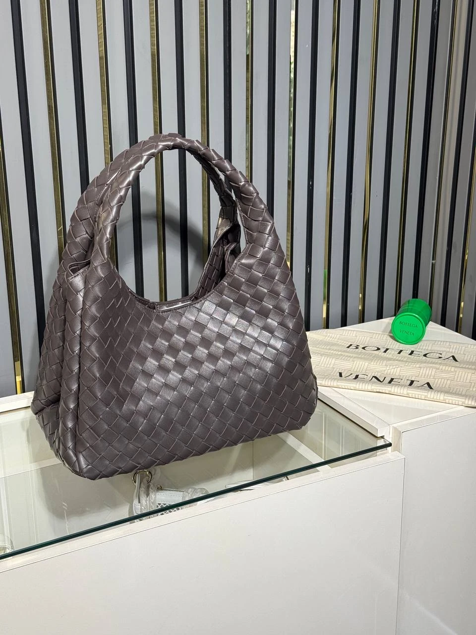 Bott.  Intrecciato Shoulder Bag 