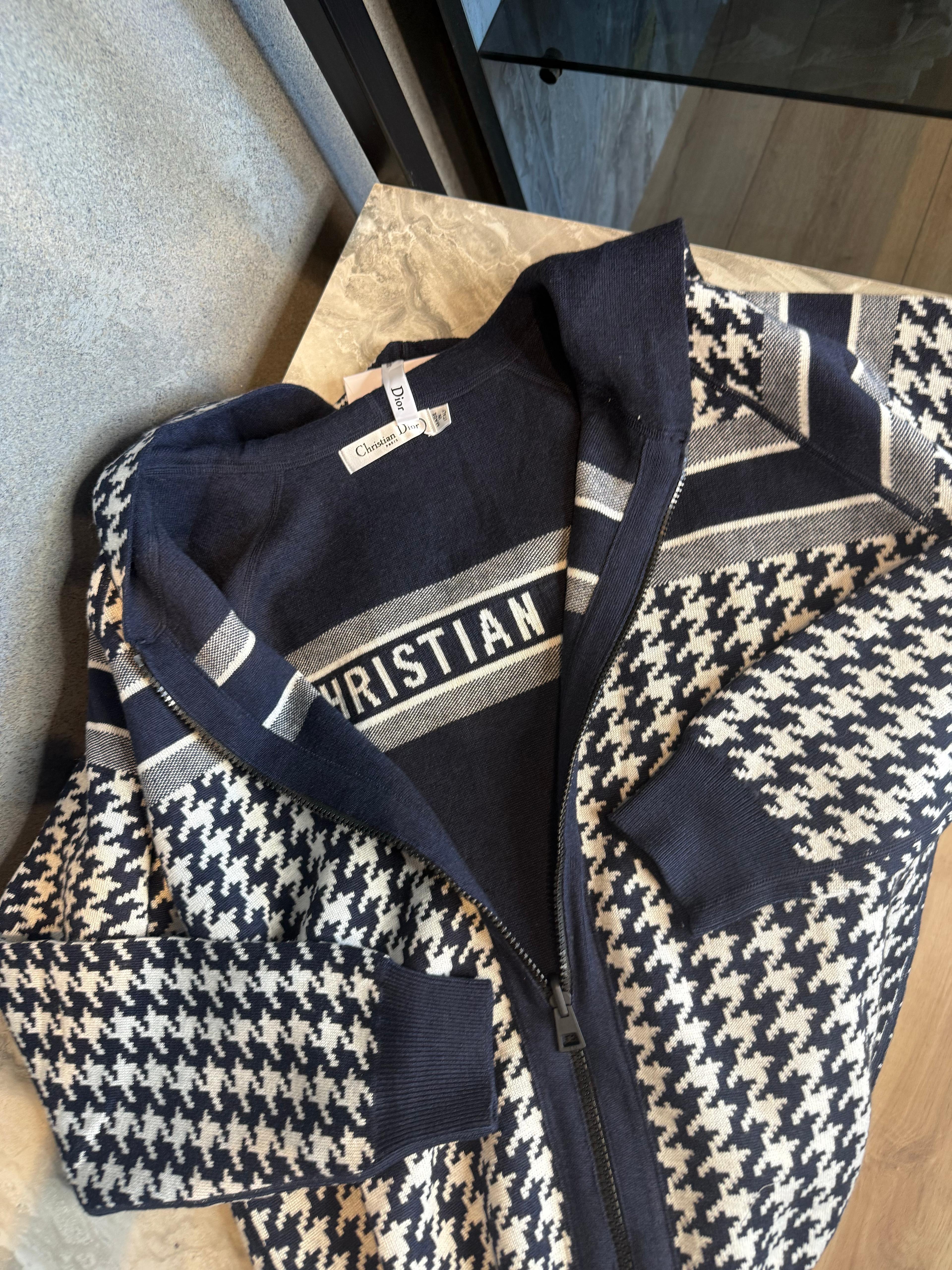 C.D /  Navy Zip Hoodie