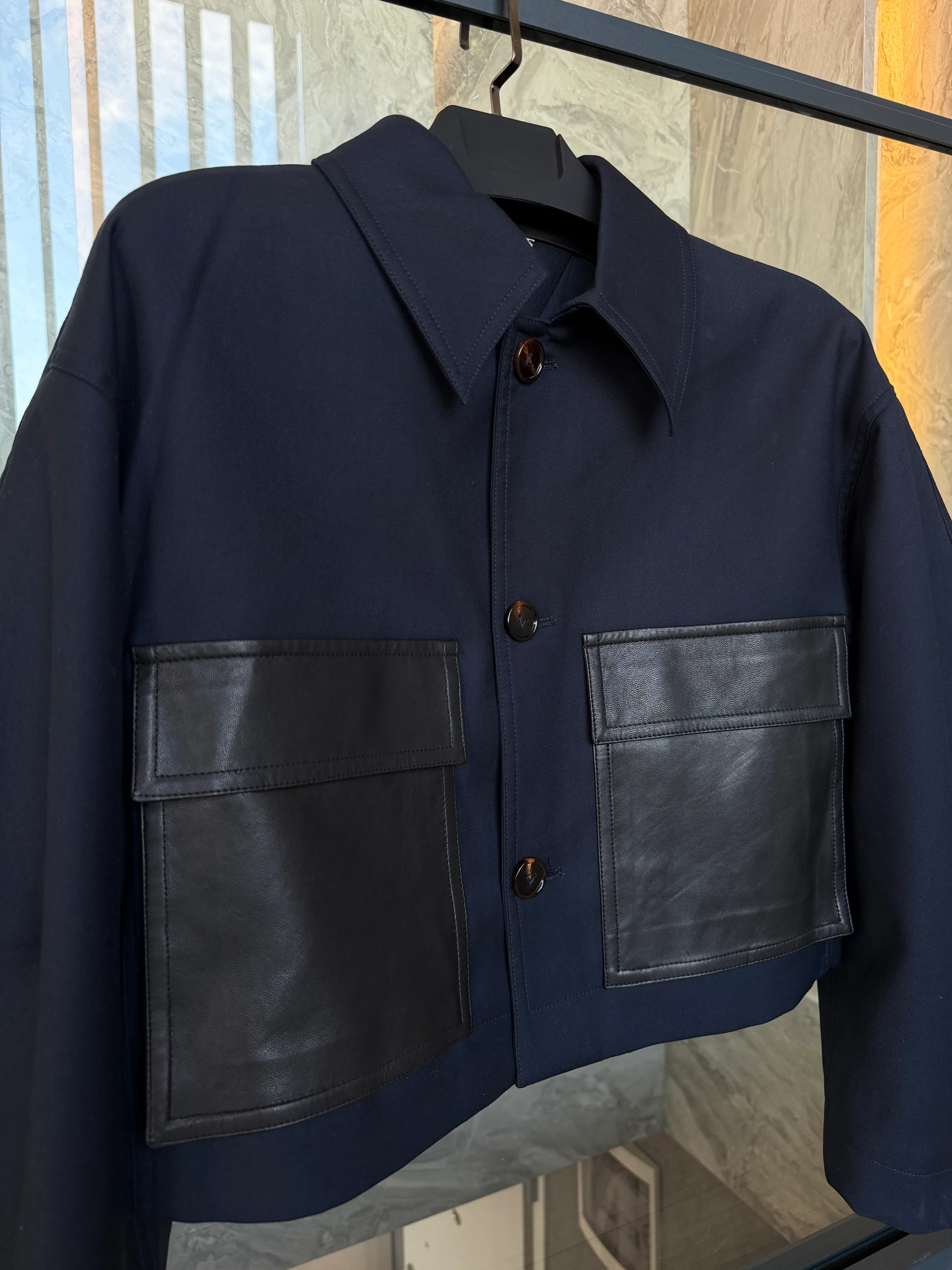 Bott.  Leather Pocket Jacket